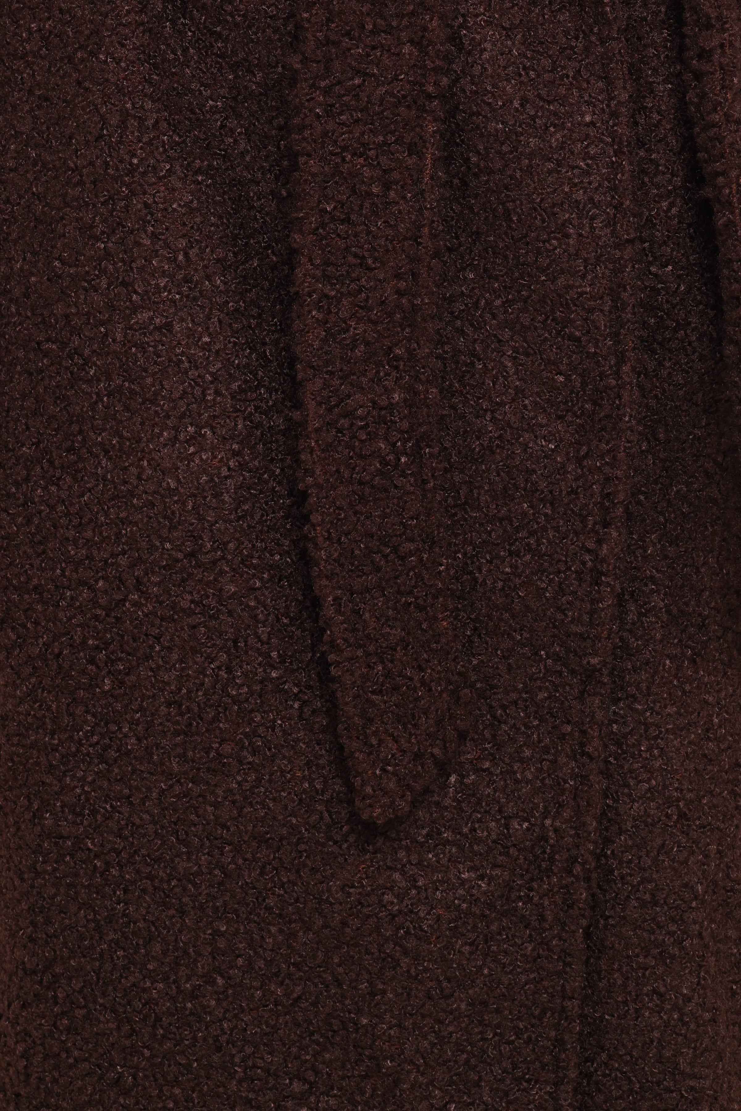 OUTERWEAR Goodie Shearling Coat - Chocolate