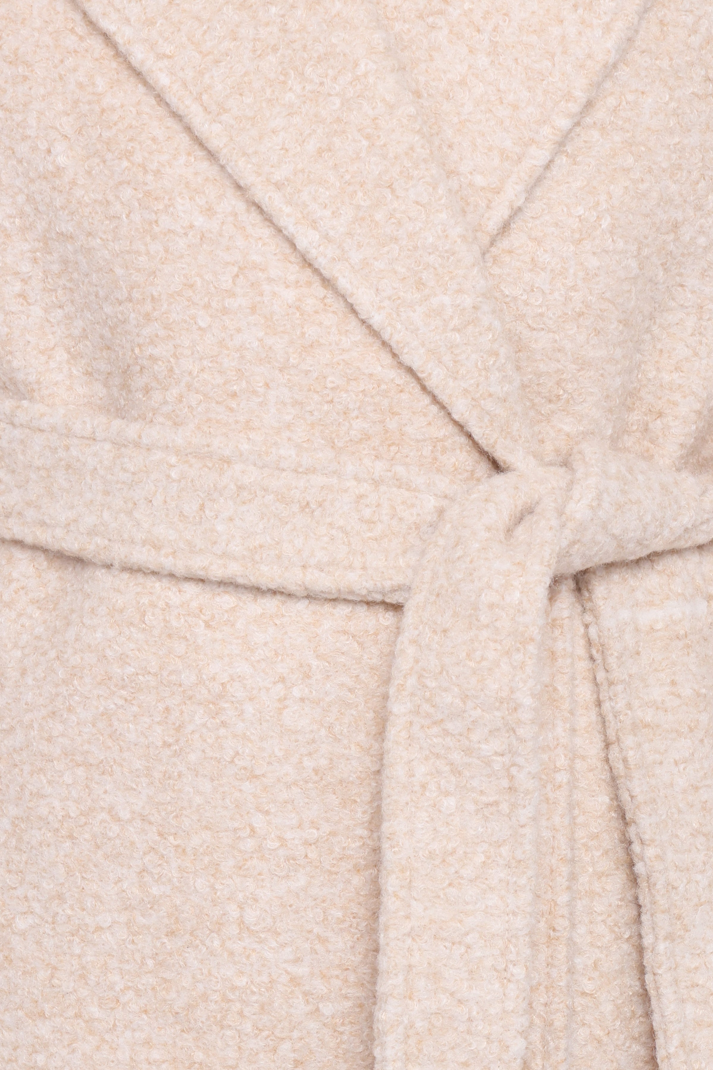 OUTERWEAR Goodie Shearling Coat - Cream