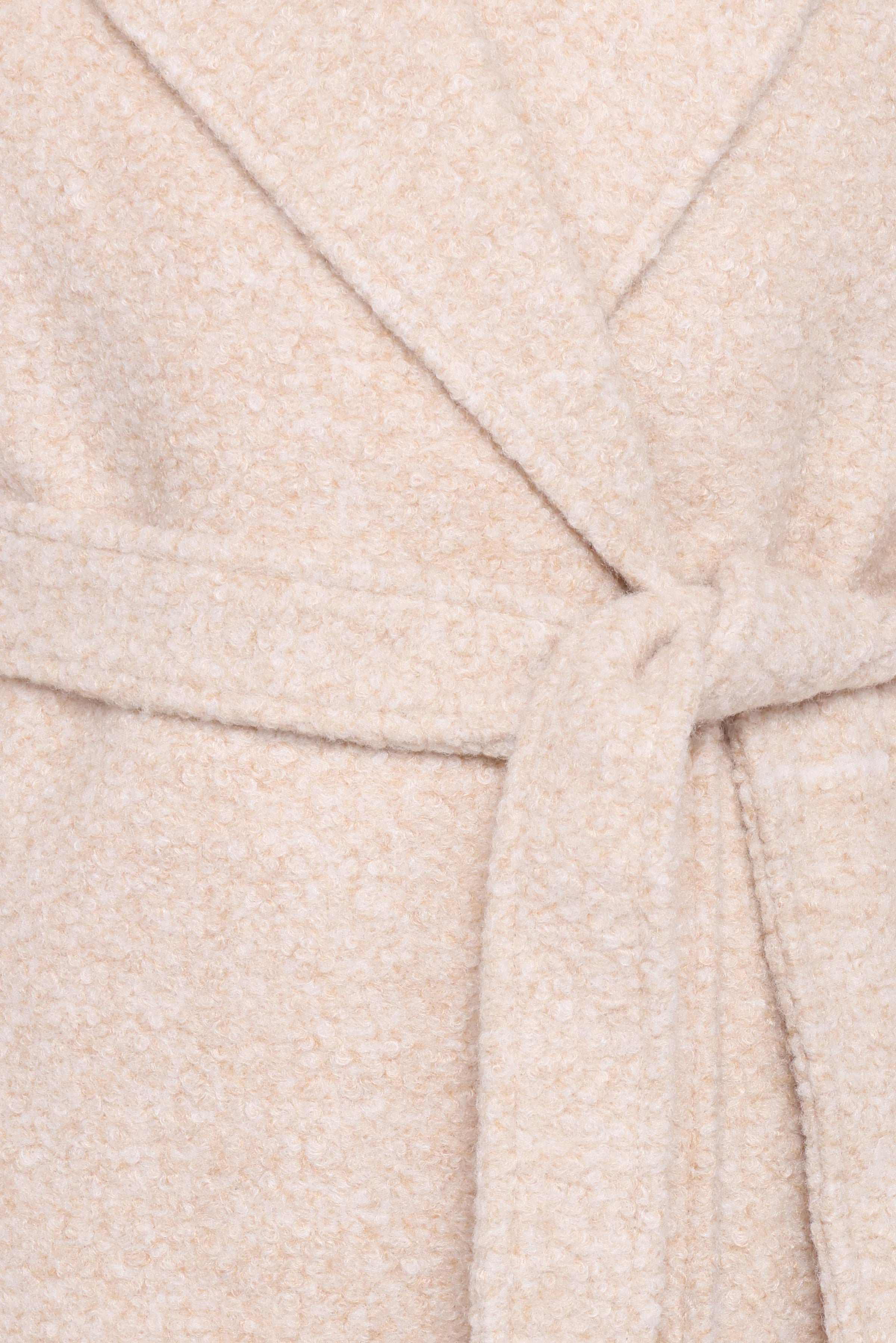 OUTERWEAR Goodie Shearling Coat - Cream