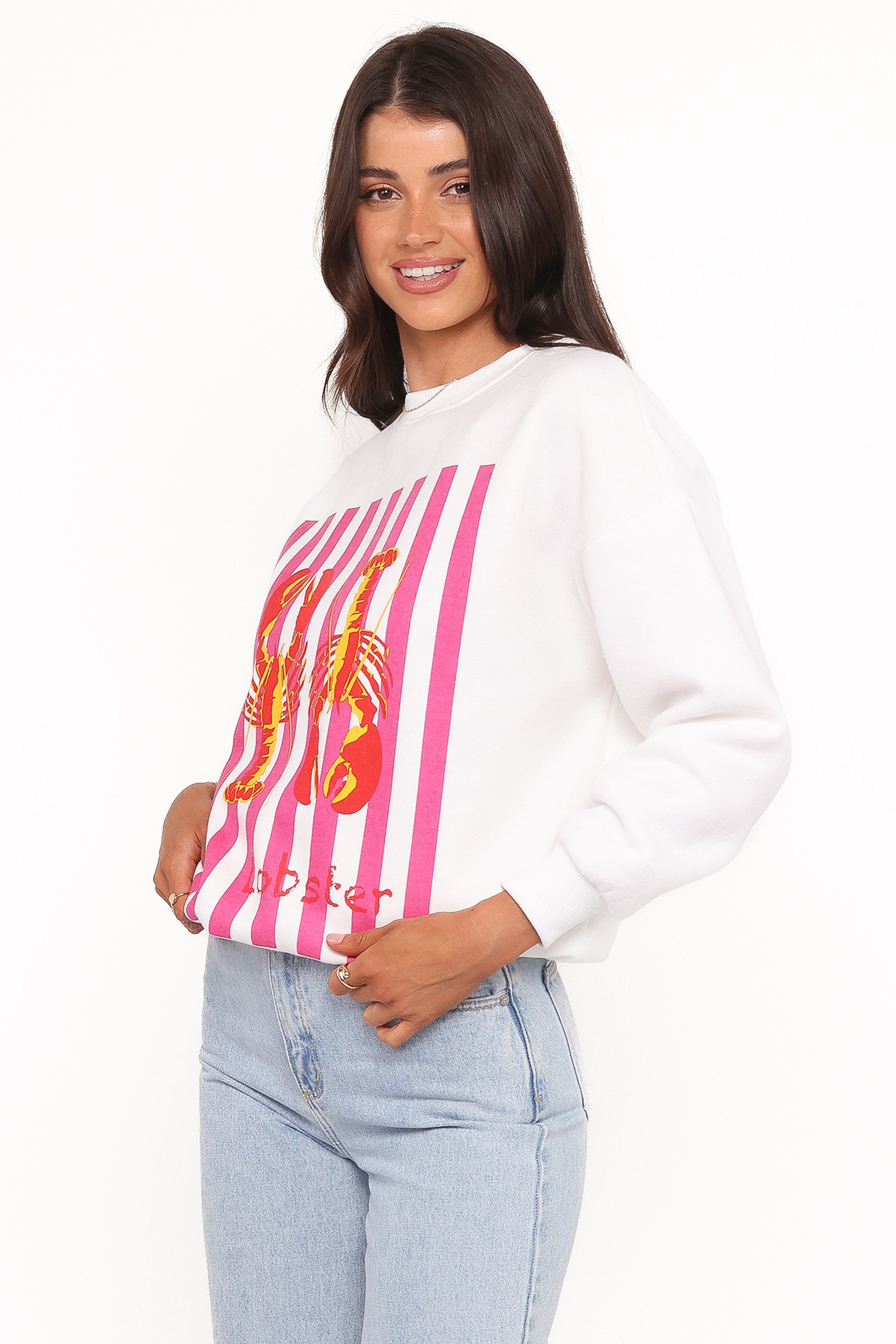 OUTERWEAR Goodwin Lobster Sweatshirt - White