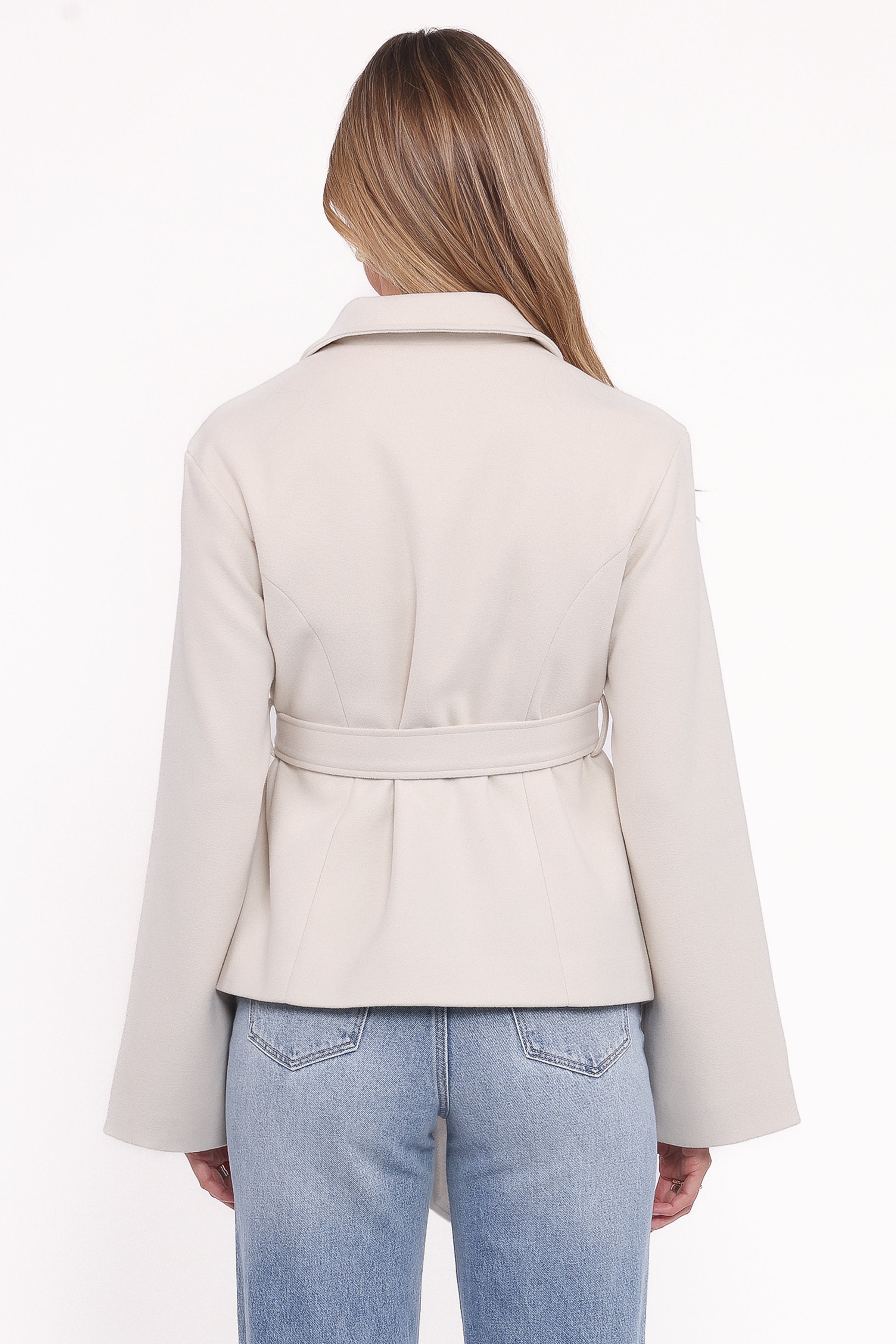 OUTERWEAR Halston Coat - Cream