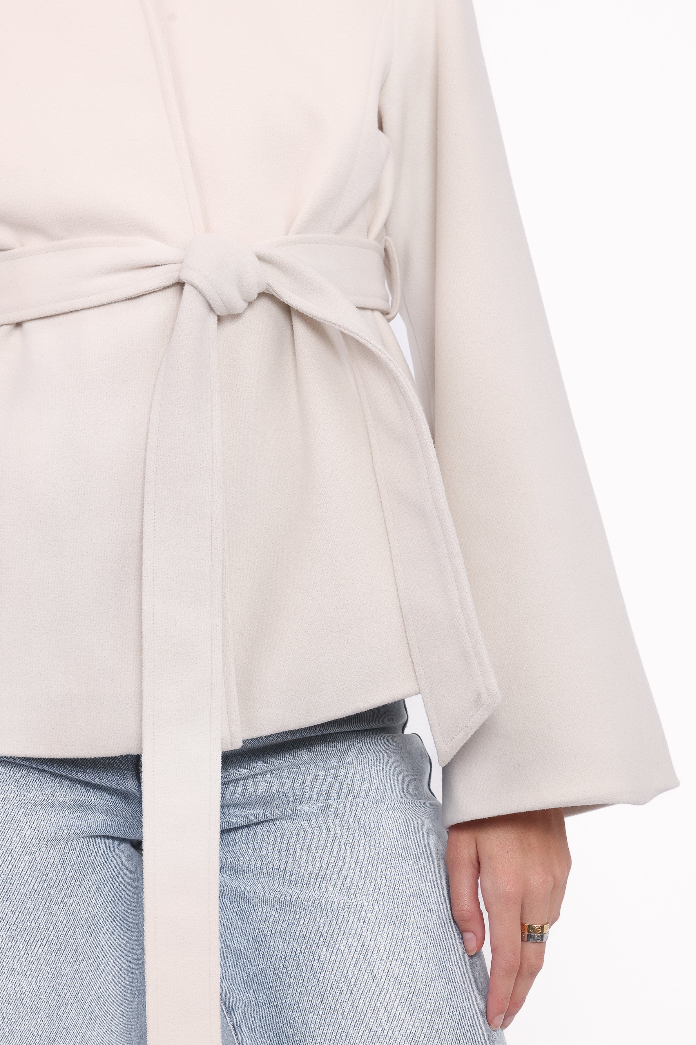 OUTERWEAR Halston Coat - Cream