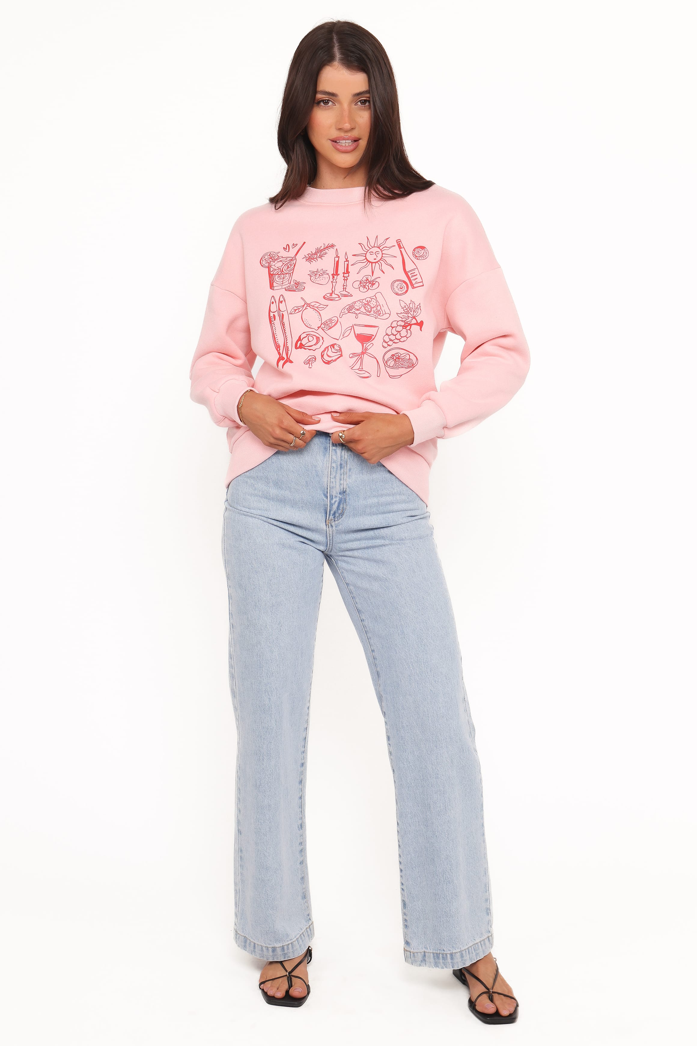 OUTERWEAR Hannah Sweatshirt - Pink