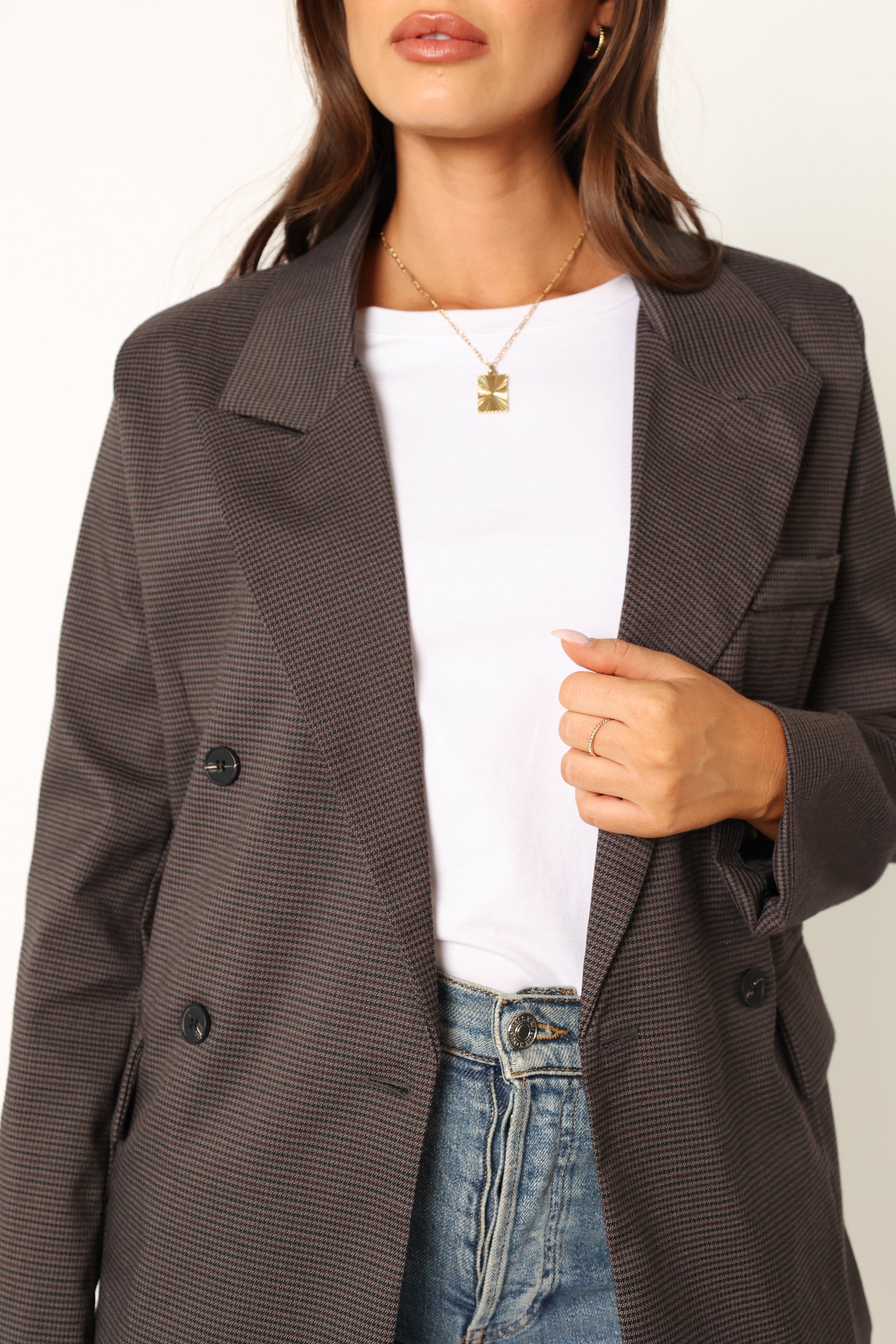 Outerwear @Juliette Blazer - Charcoal