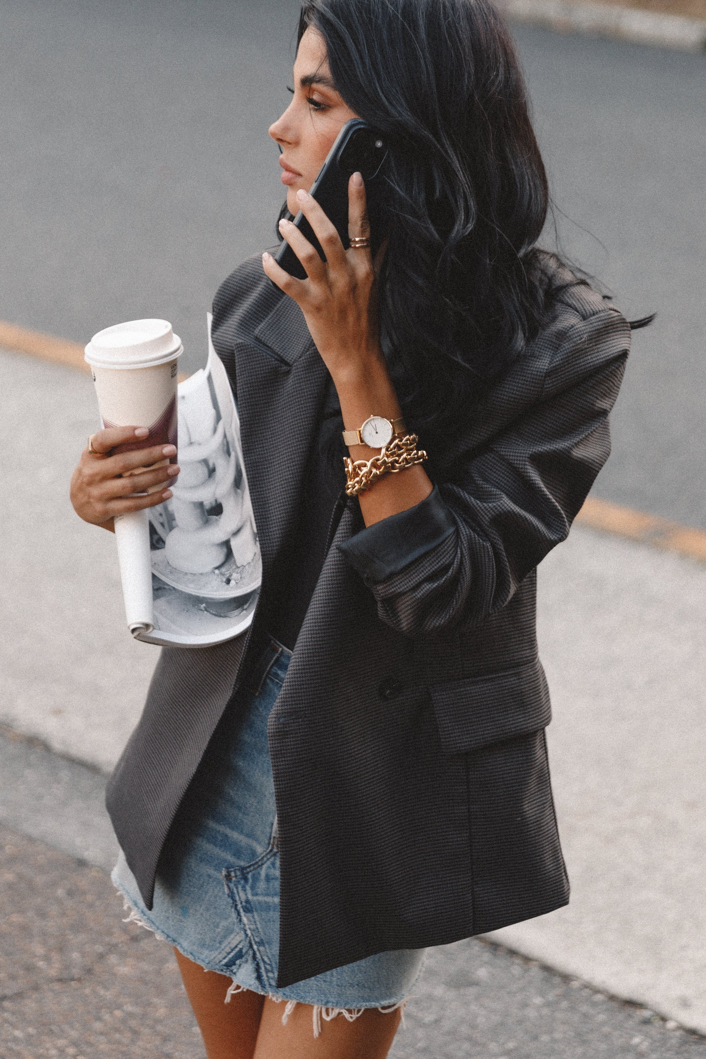 Outerwear Juliette Blazer - Charcoal