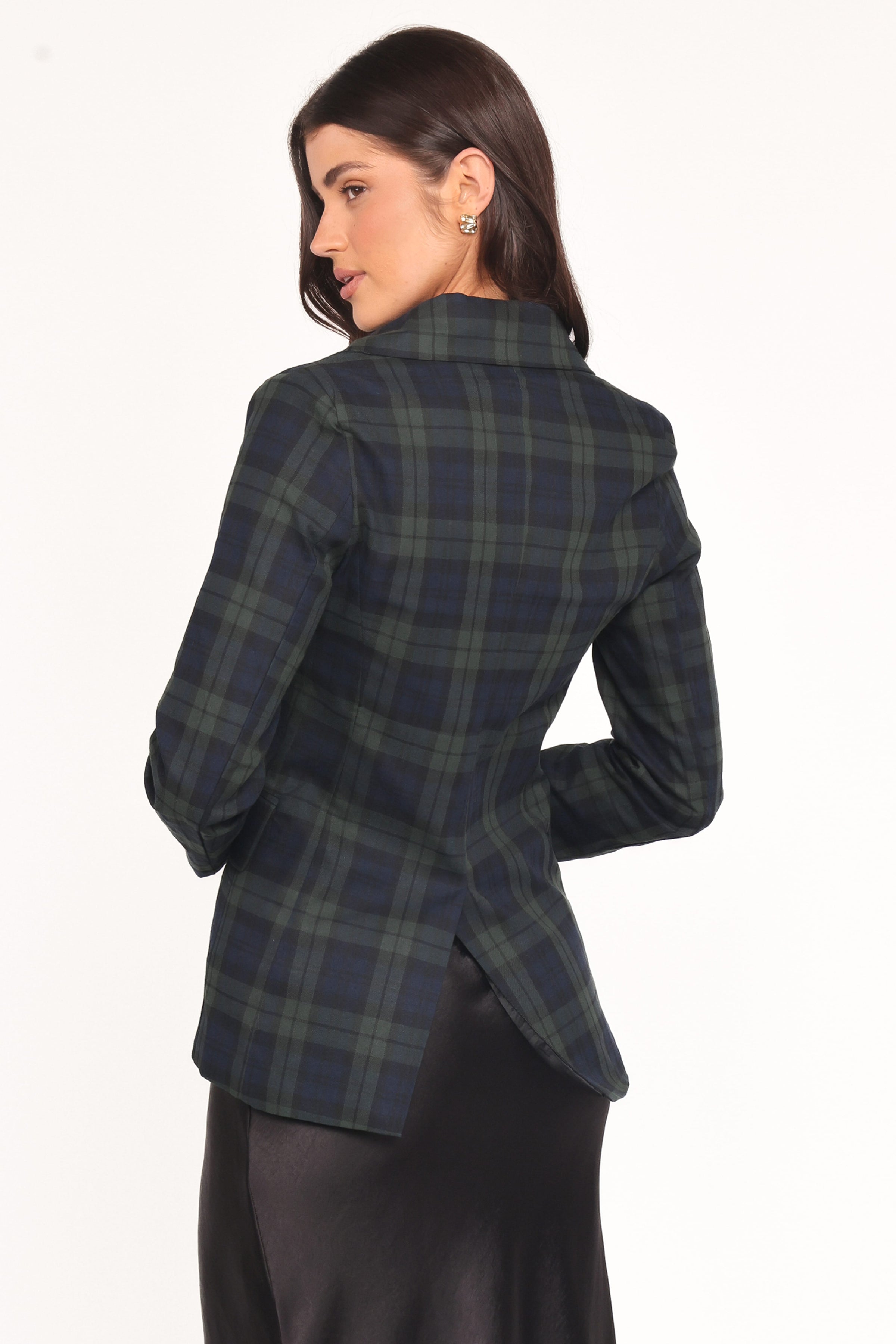 OUTERWEAR Juliette Blazer - Green Plaid