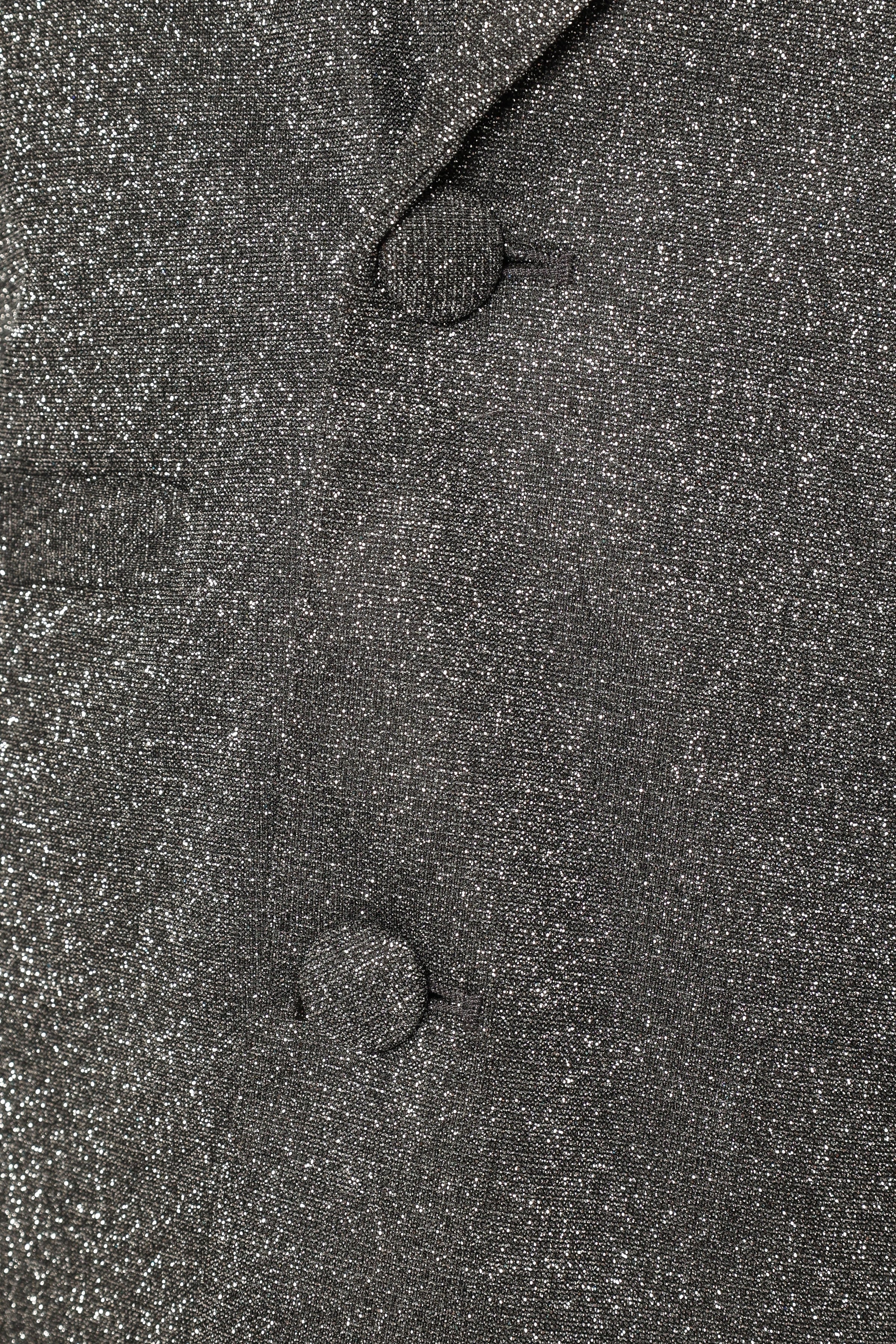 OUTERWEAR @Kaliyah Shimmer Blazer - Black