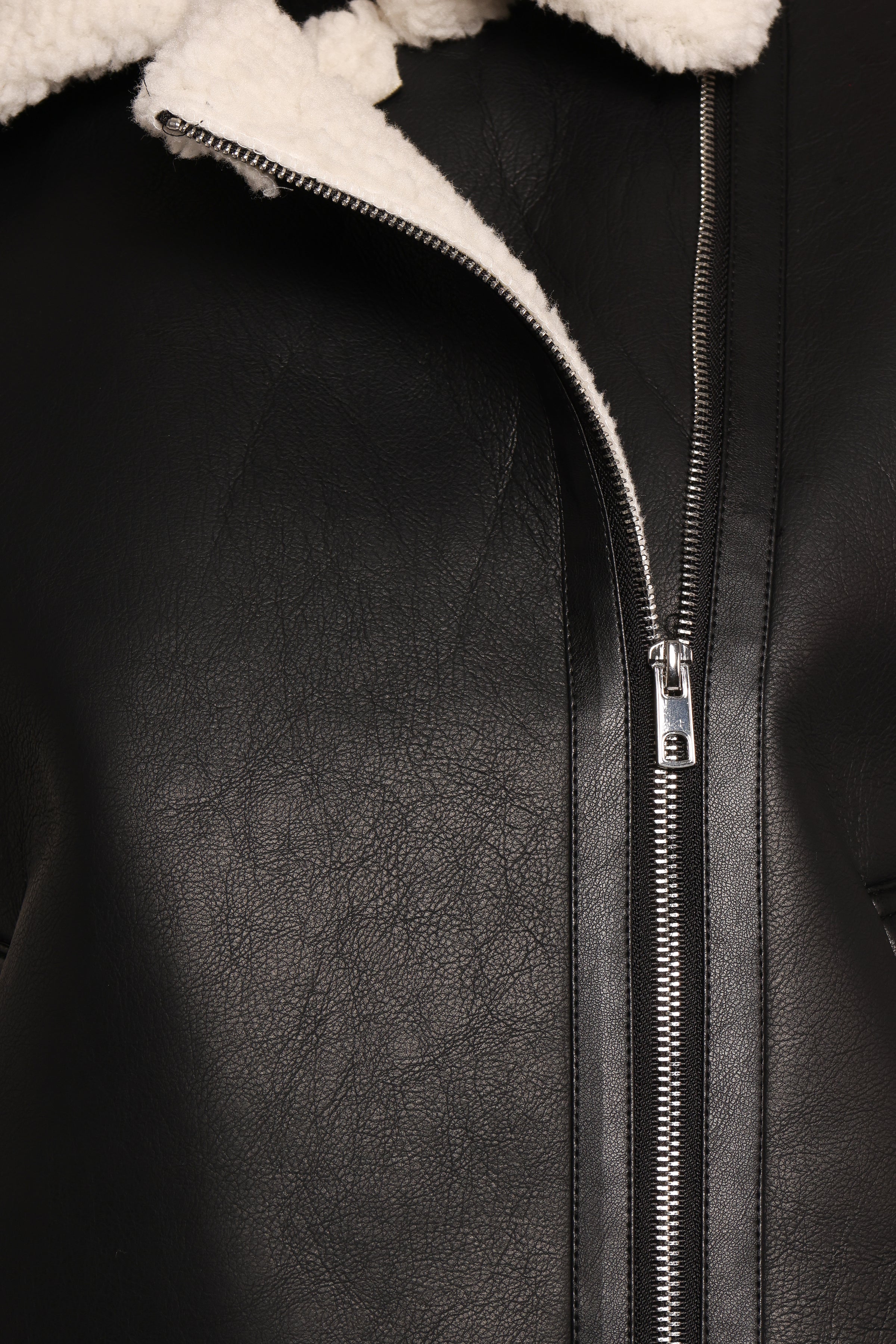 OUTERWEAR Kayden Faux Shearling Lined Vest - Black