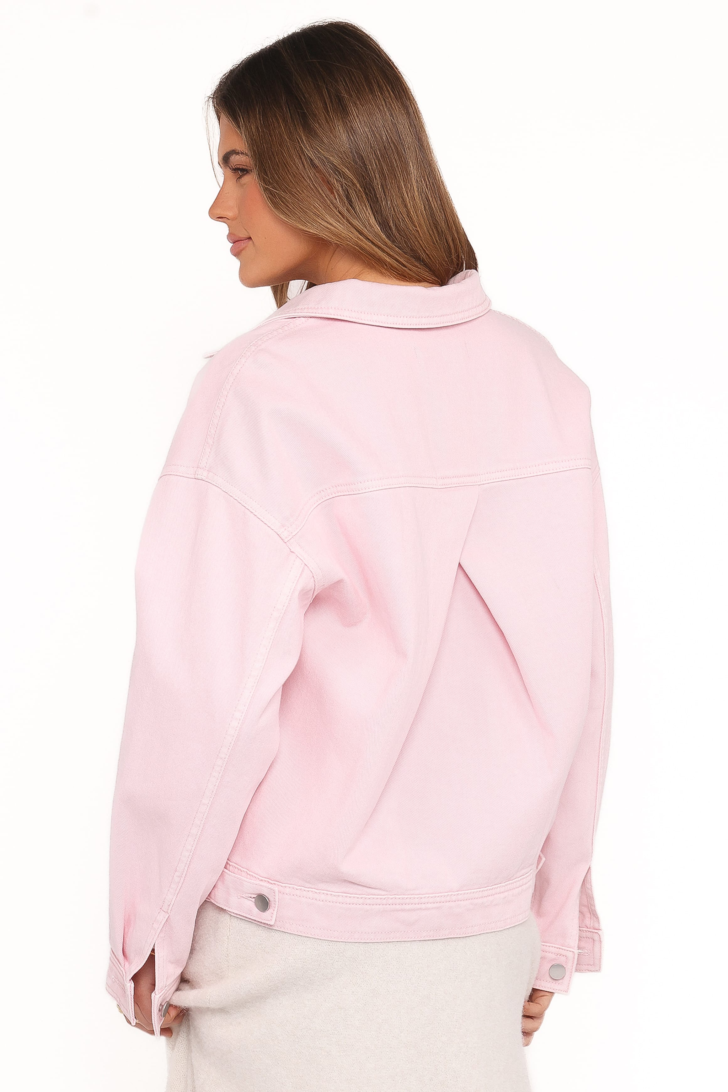 OUTERWEAR Larosa Denim Jacket - Dusty Pink