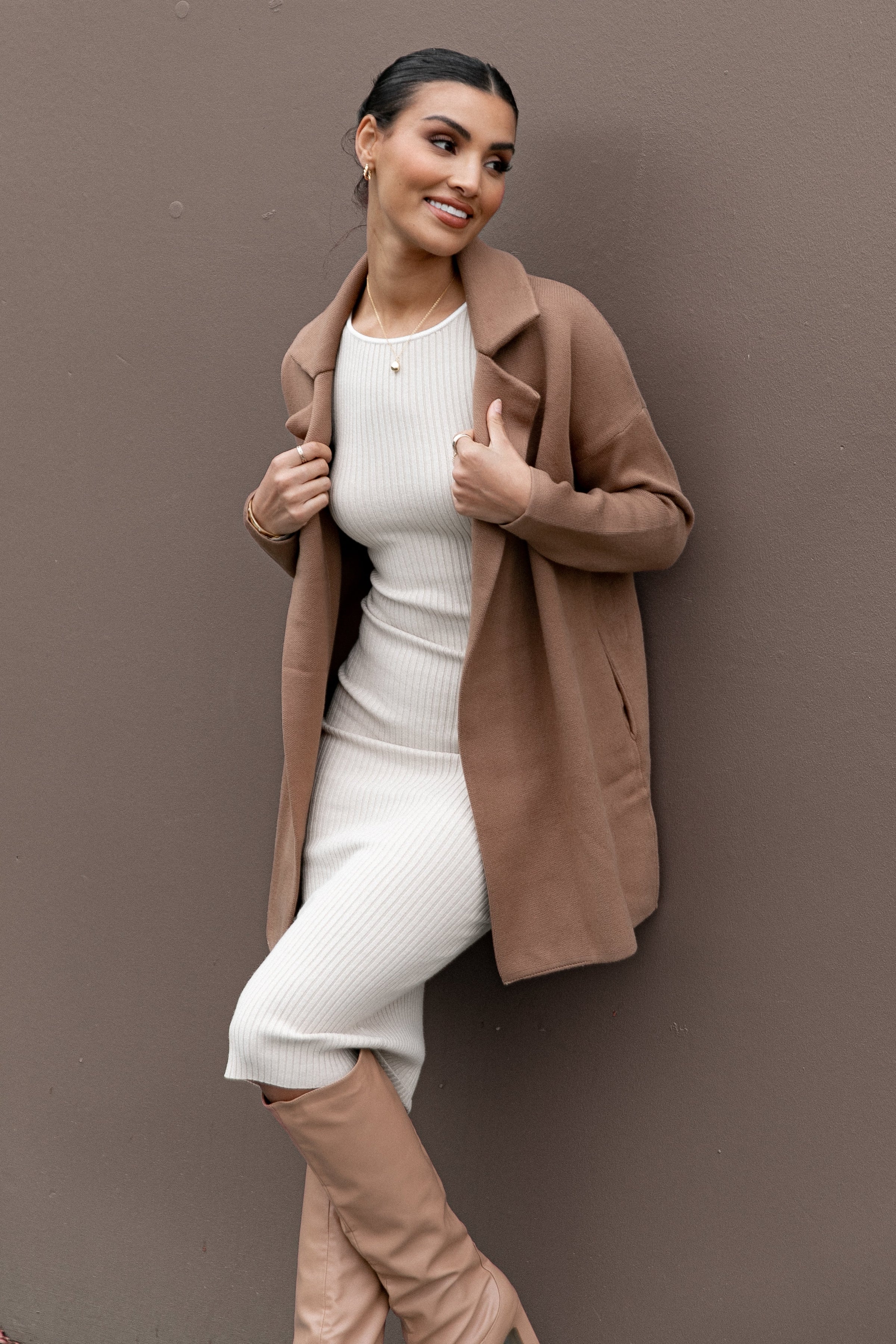 OUTERWEAR Lenore Coatigan - Brown