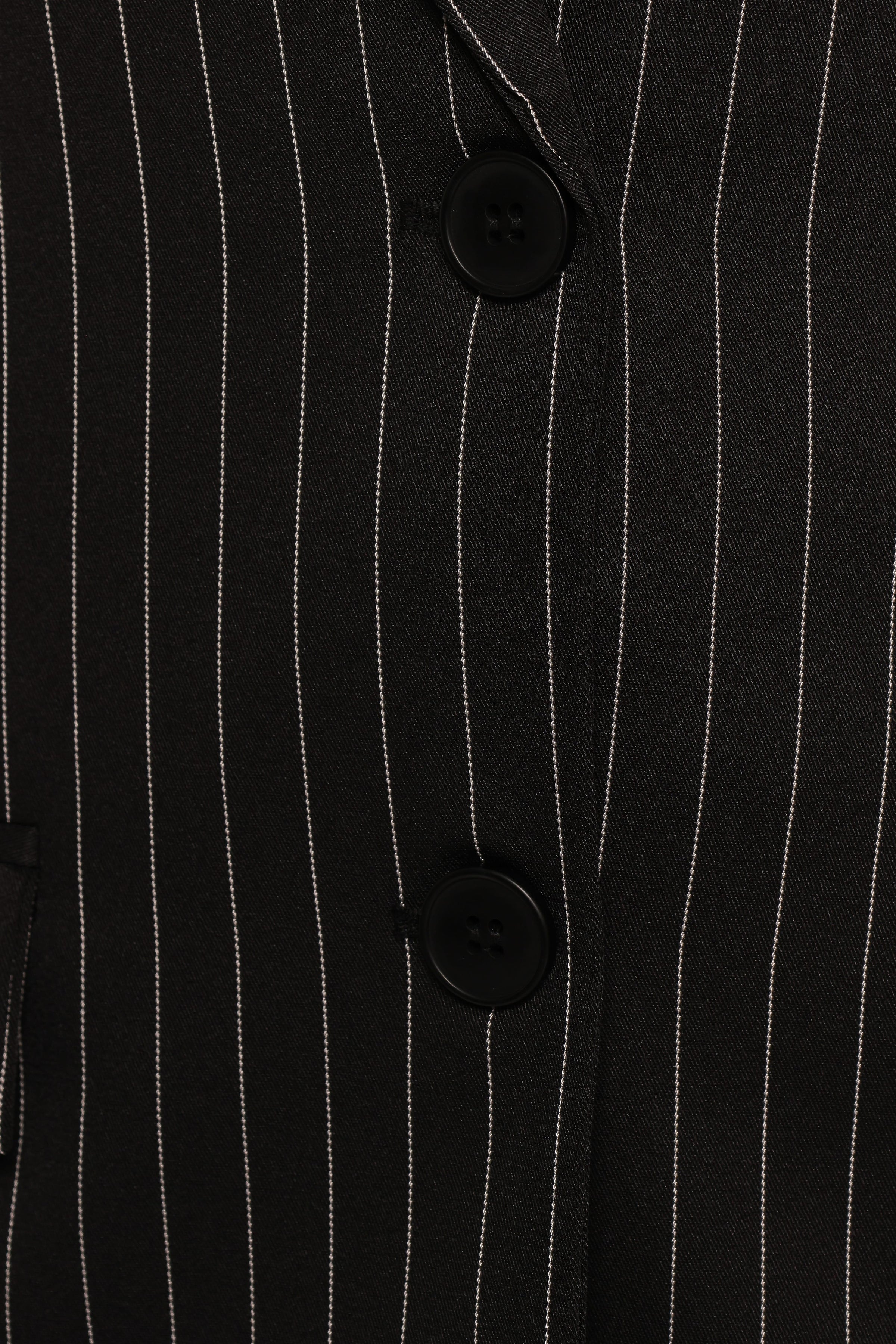 OUTERWEAR Livia Striped Blazer - Black