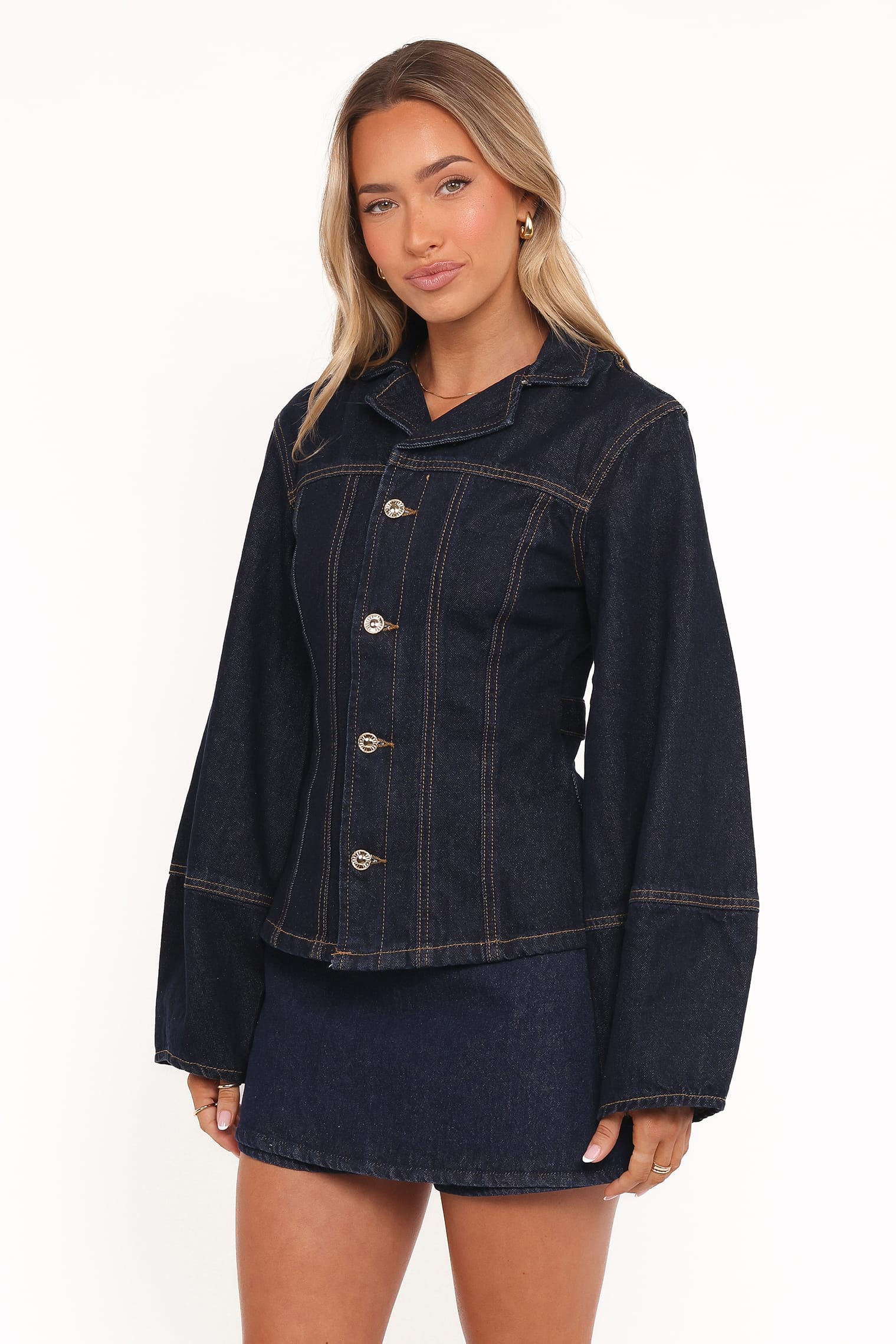 OUTERWEAR Luchia Denim Jacket - Dark Indigo