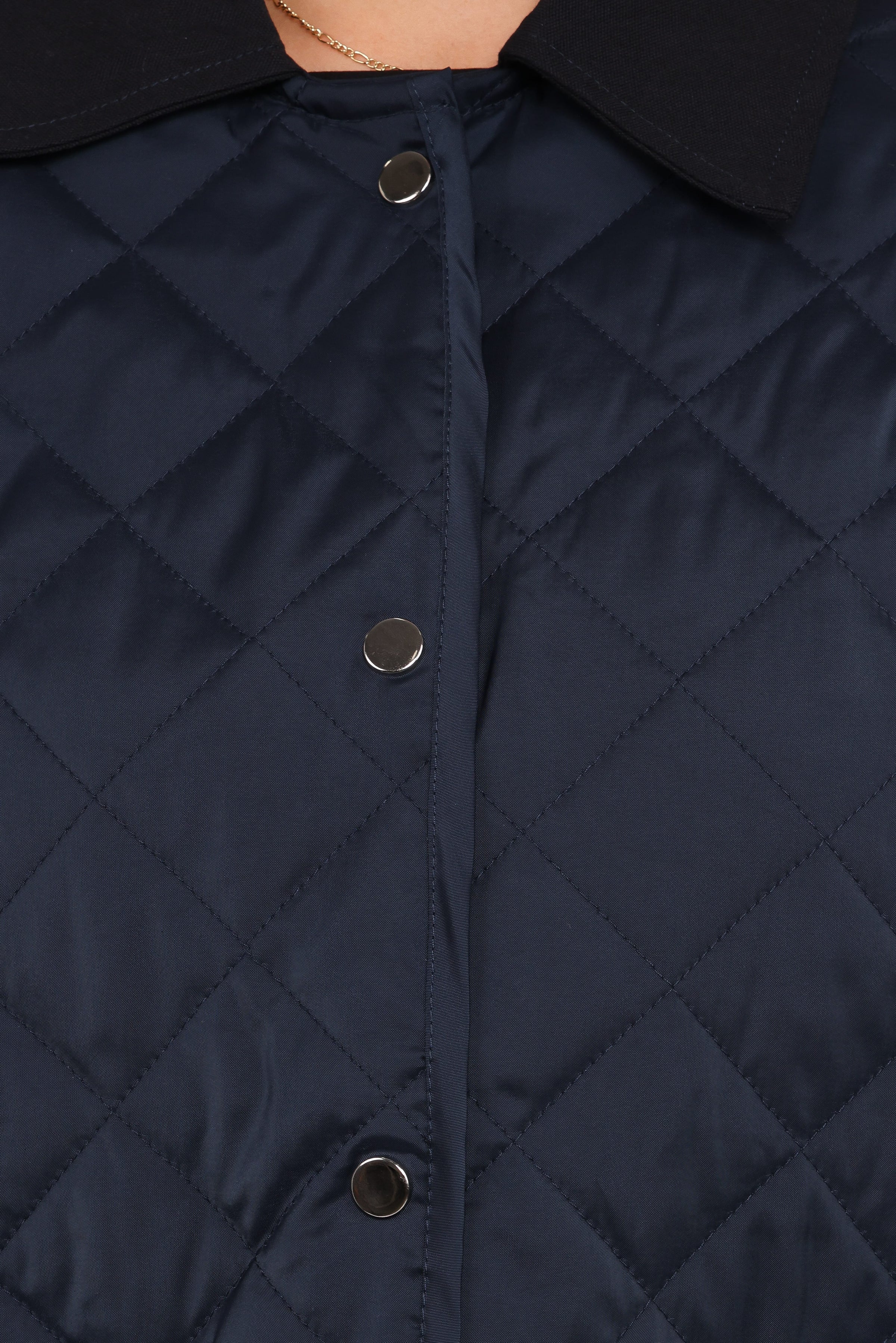 OUTERWEAR Lynly Quilted Barn Jacket - Navy