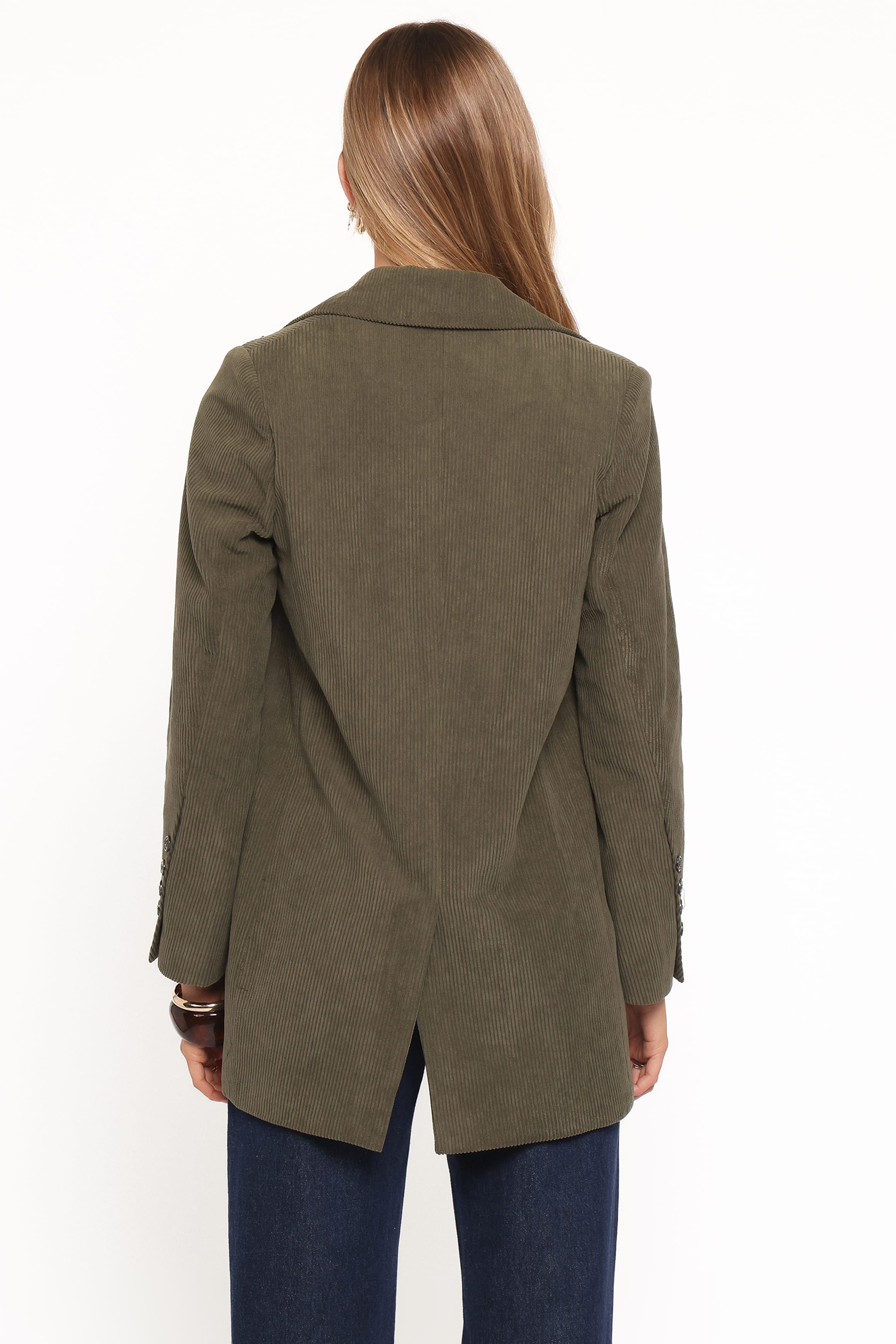 OUTERWEAR Madi Corduroy Blazer - Olive