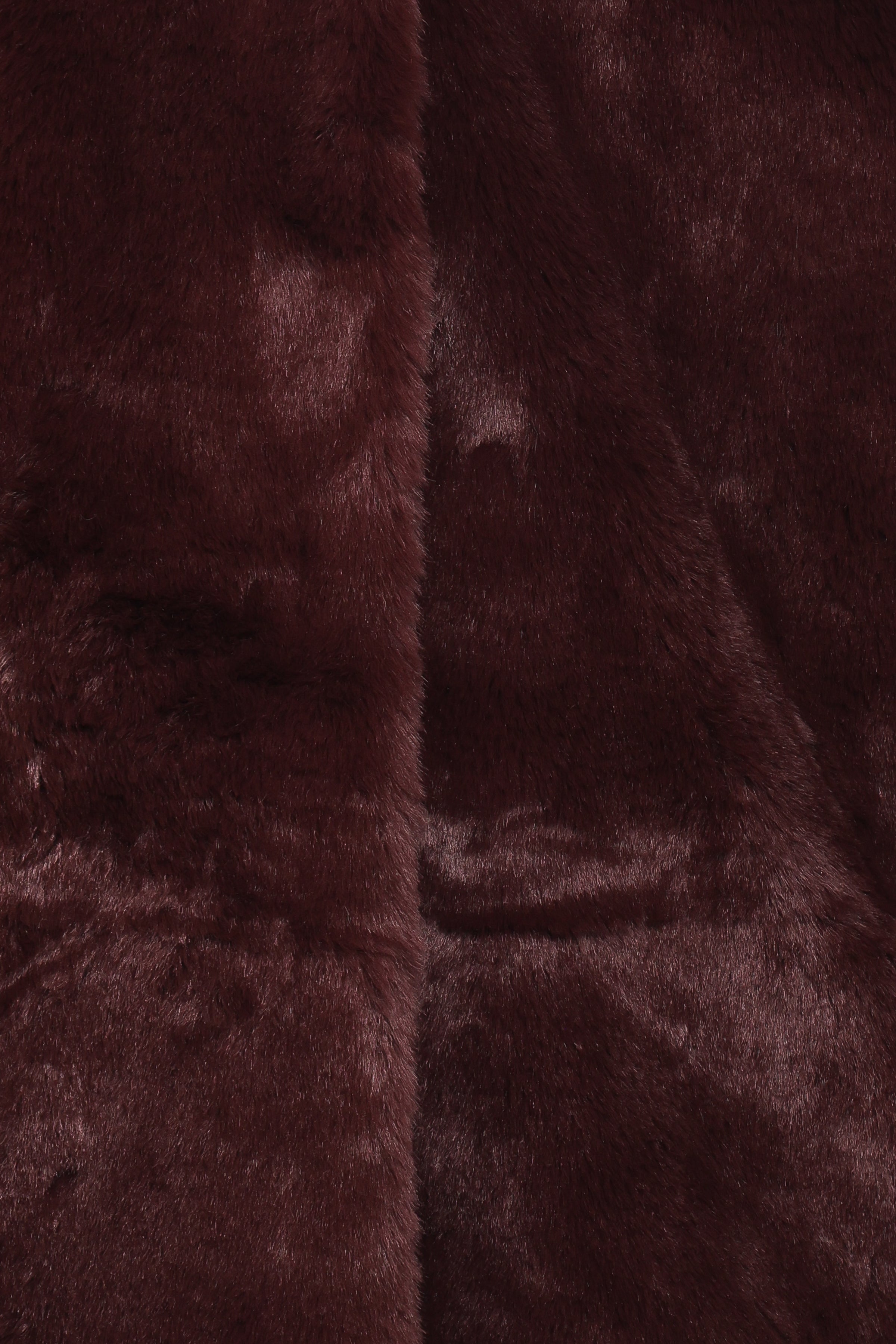 OUTERWEAR Meeka Faux Fur Jacket - Burgundy