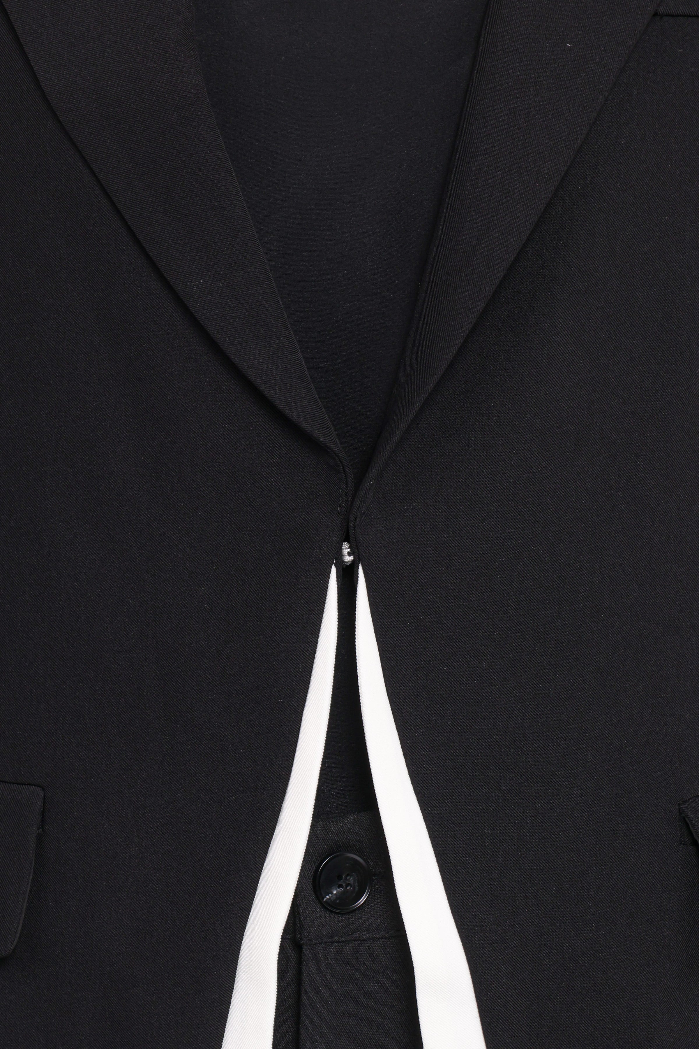 OUTERWEAR Melissa Layered Blazer - Black