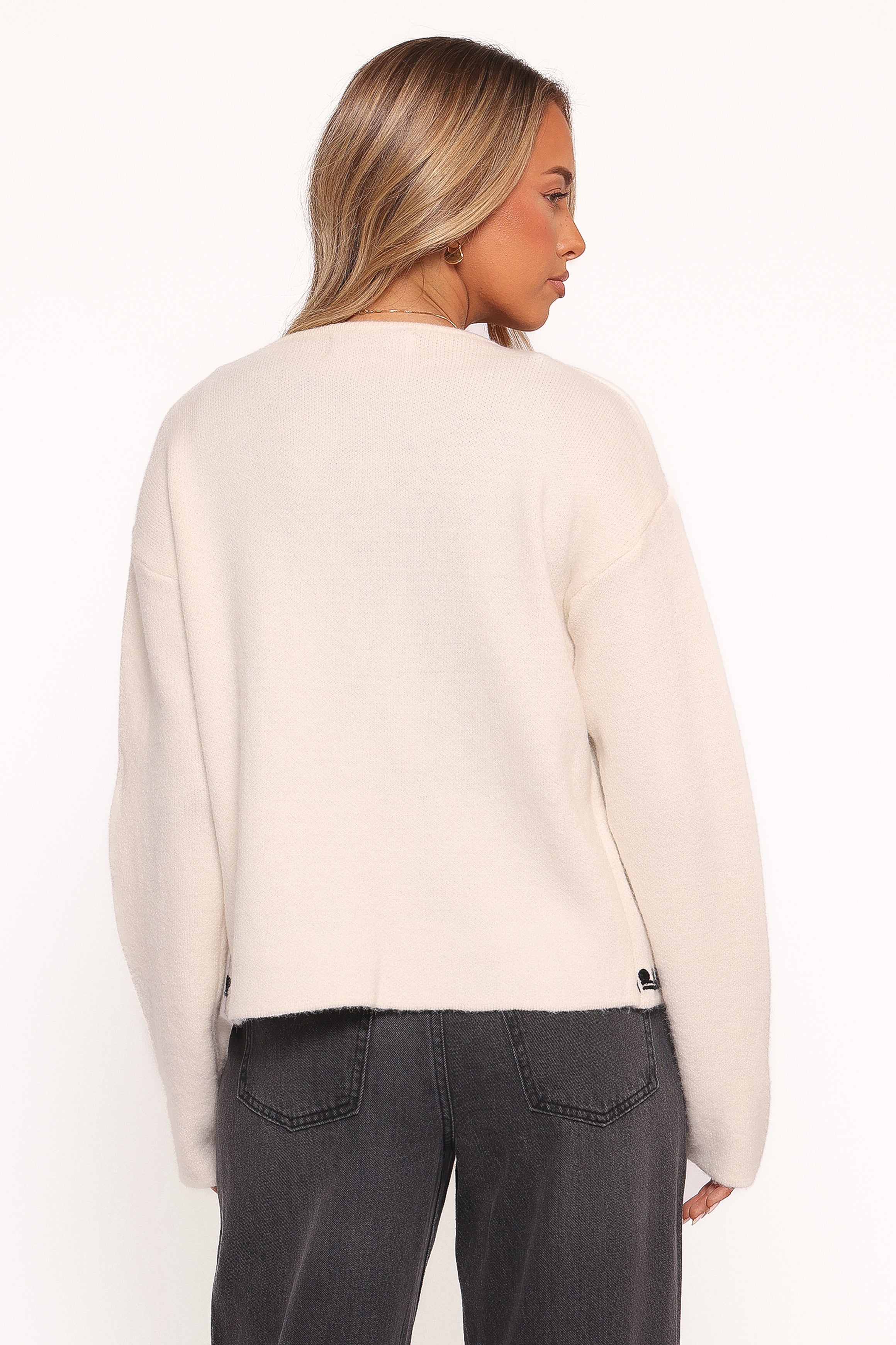 OUTERWEAR Oliver Floral Embroidered Jacket - Cream