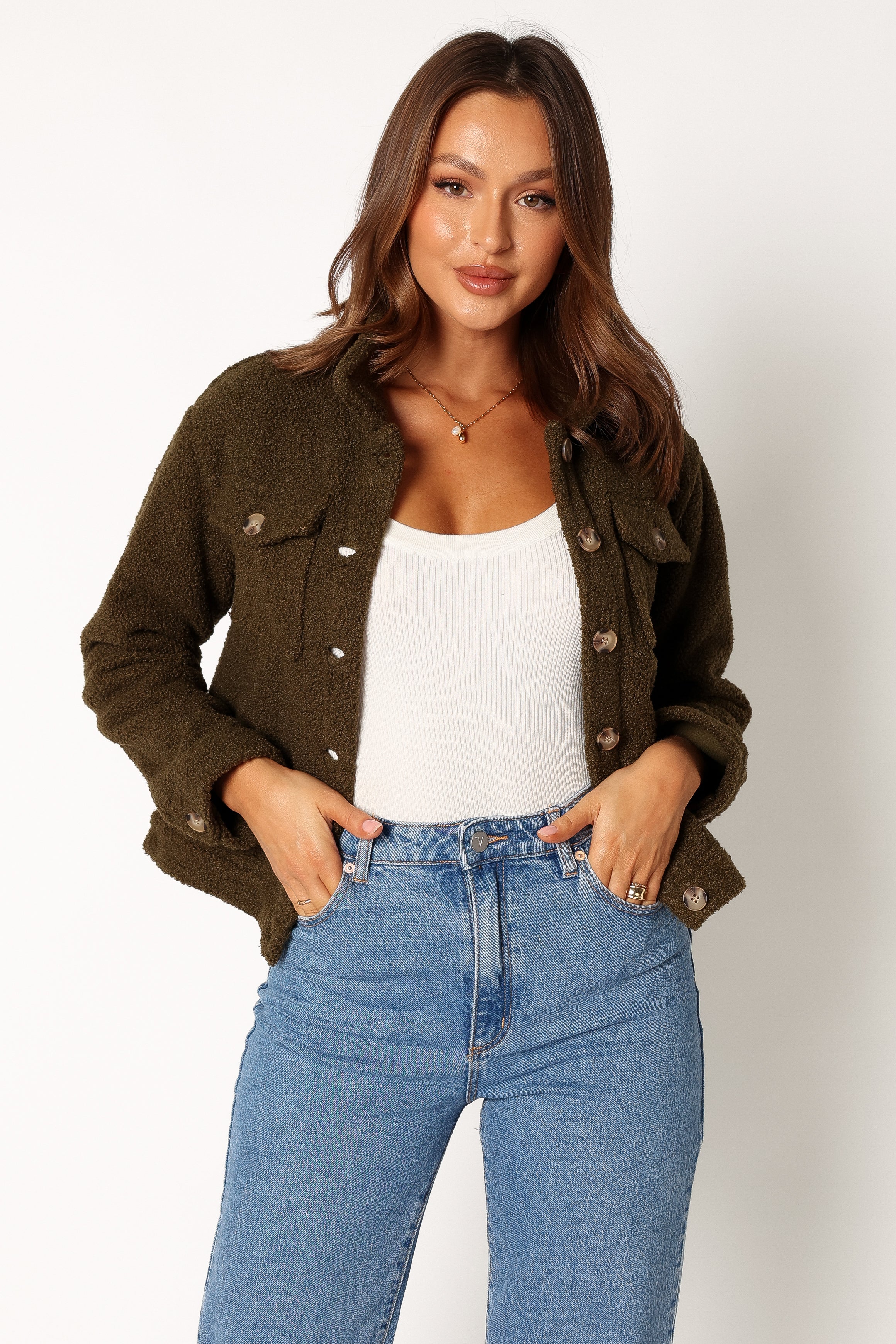 OUTERWEAR @Palesa Jacket - Forest Green