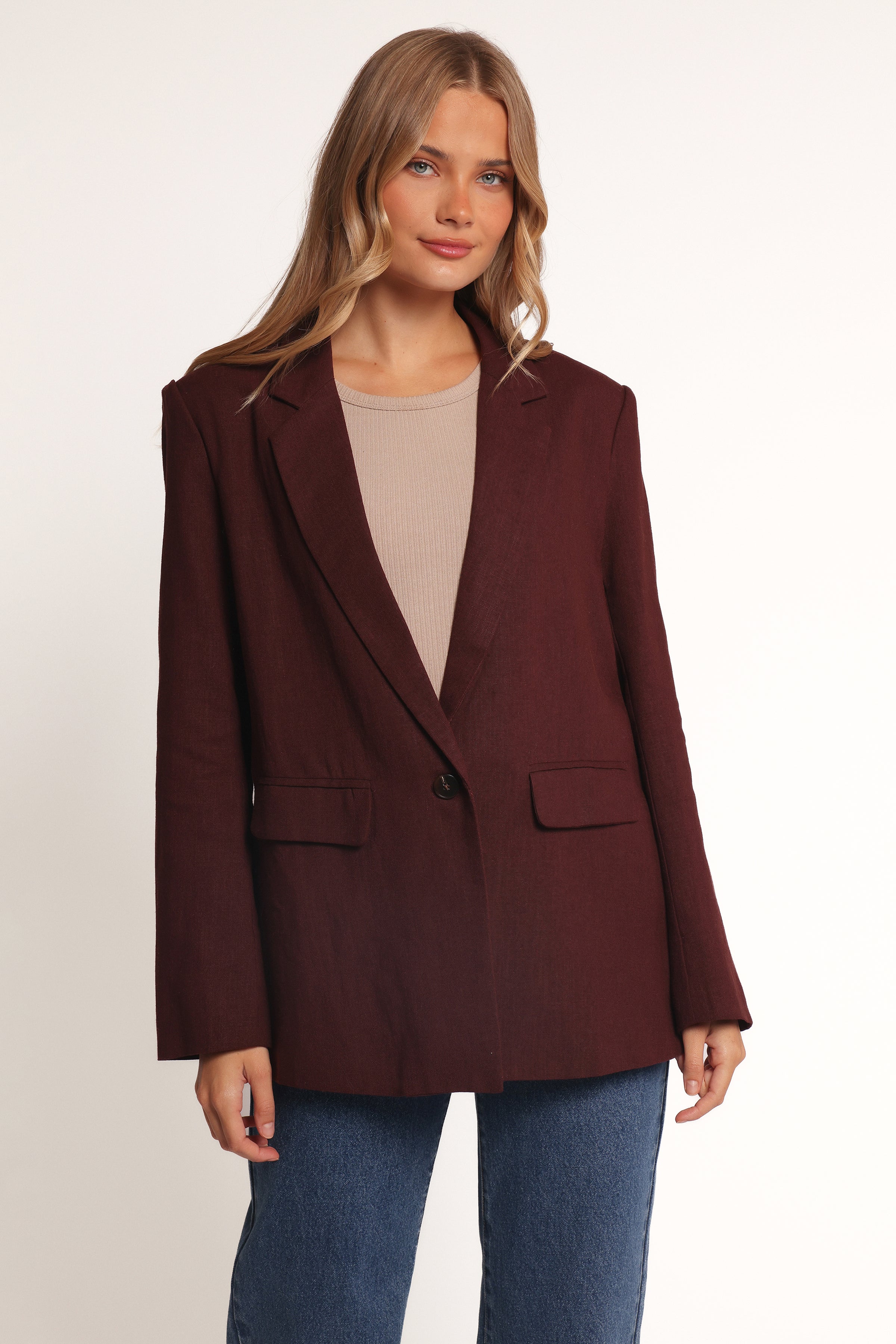 OUTERWEAR Rhodes Oversized Blazer - Espresso
