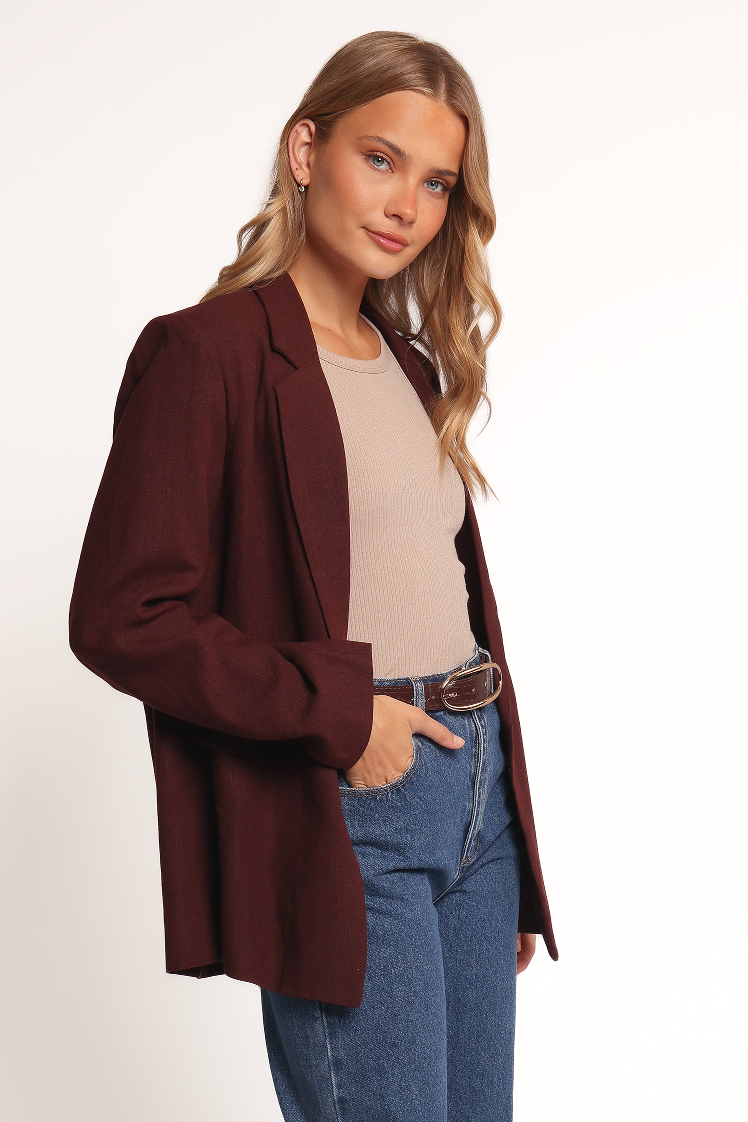 OUTERWEAR Rhodes Oversized Blazer - Espresso