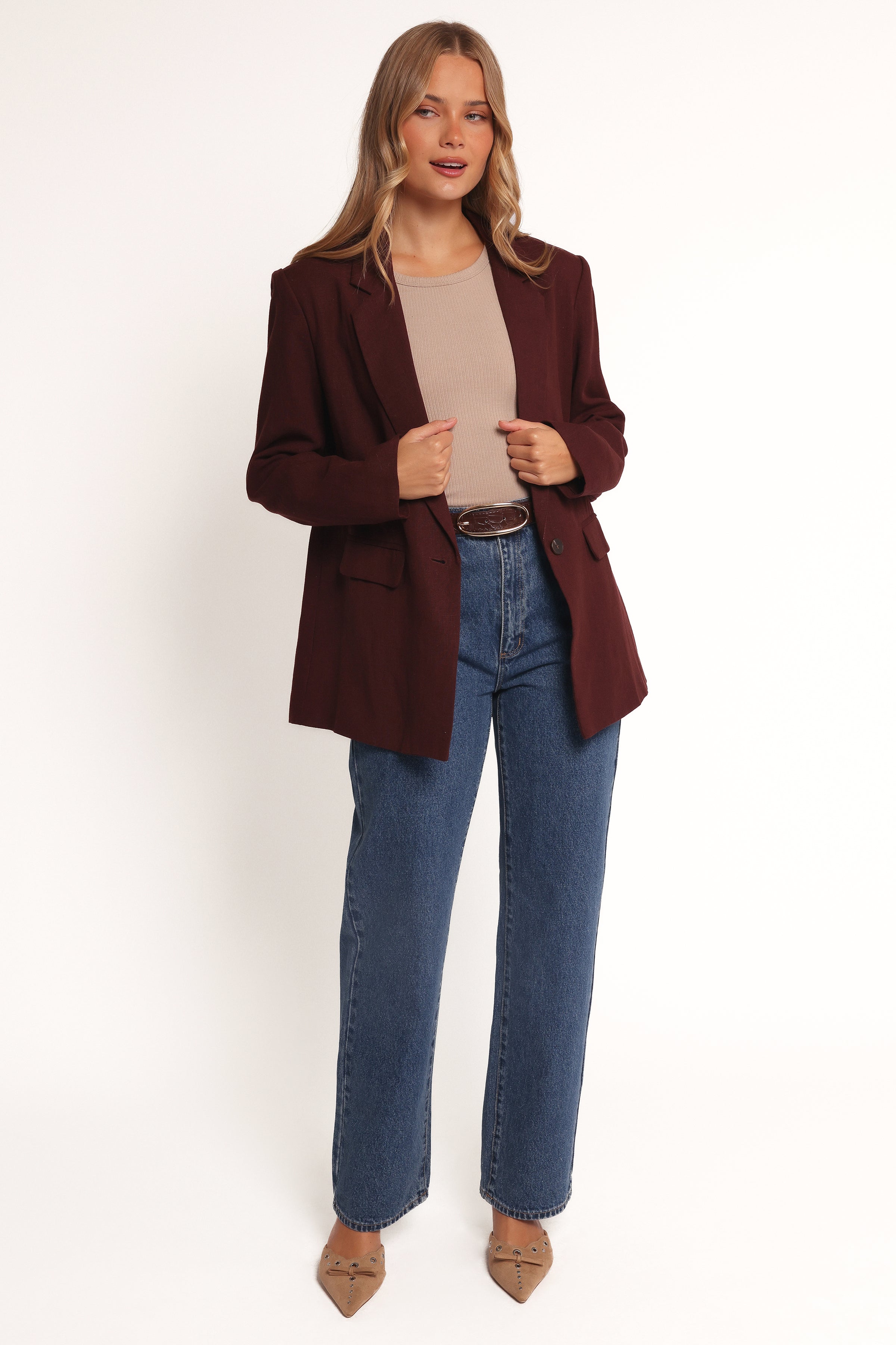 OUTERWEAR Rhodes Oversized Blazer - Espresso