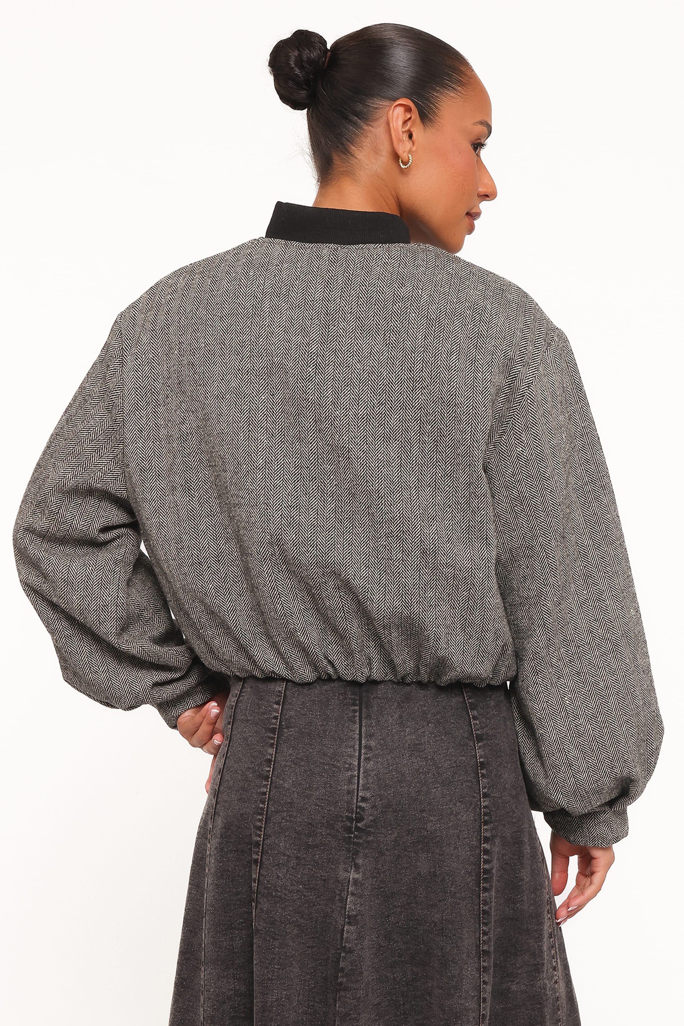 OUTERWEAR Sandy Bomber Jacket - Black