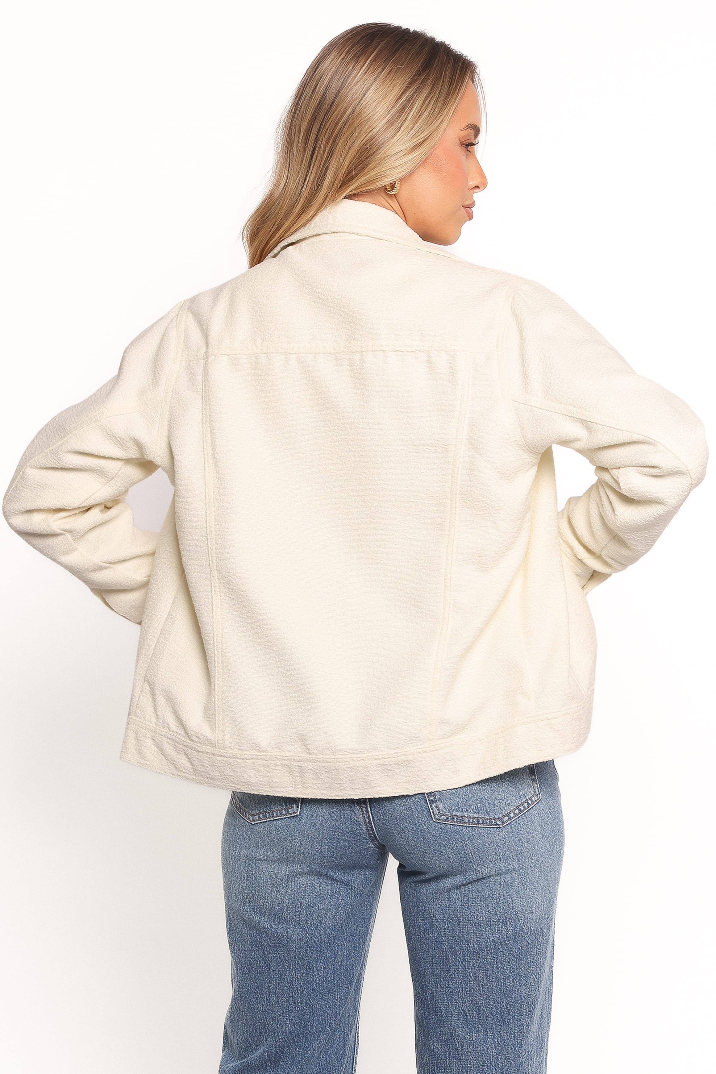 OUTERWEAR Sandy Boucle Jacket - White