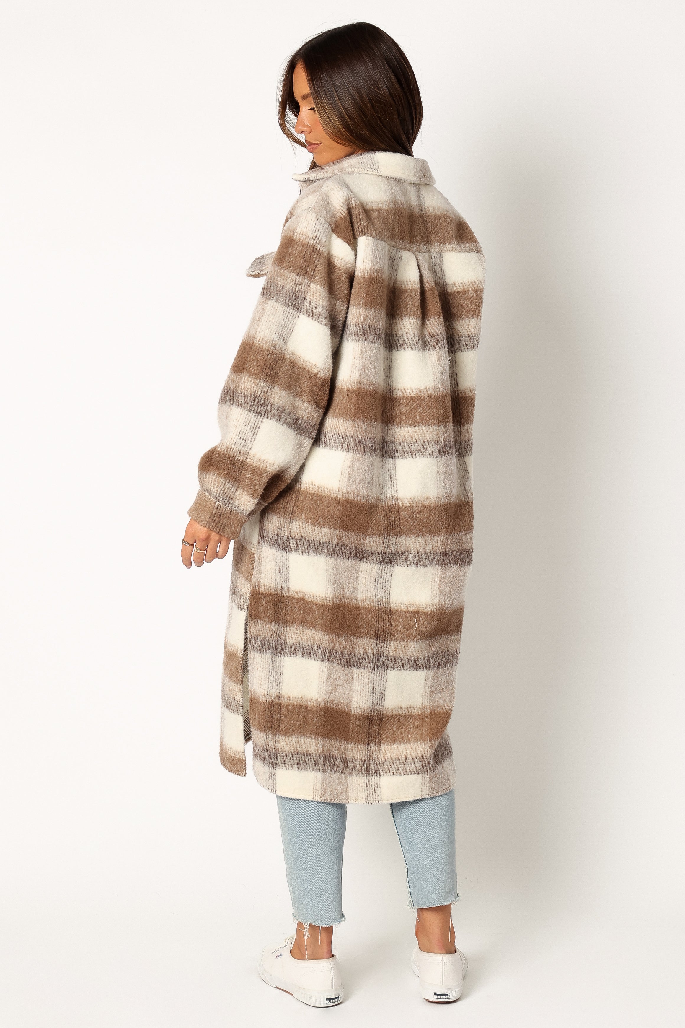 OUTERWEAR @Tammy Long Shacket - Tan