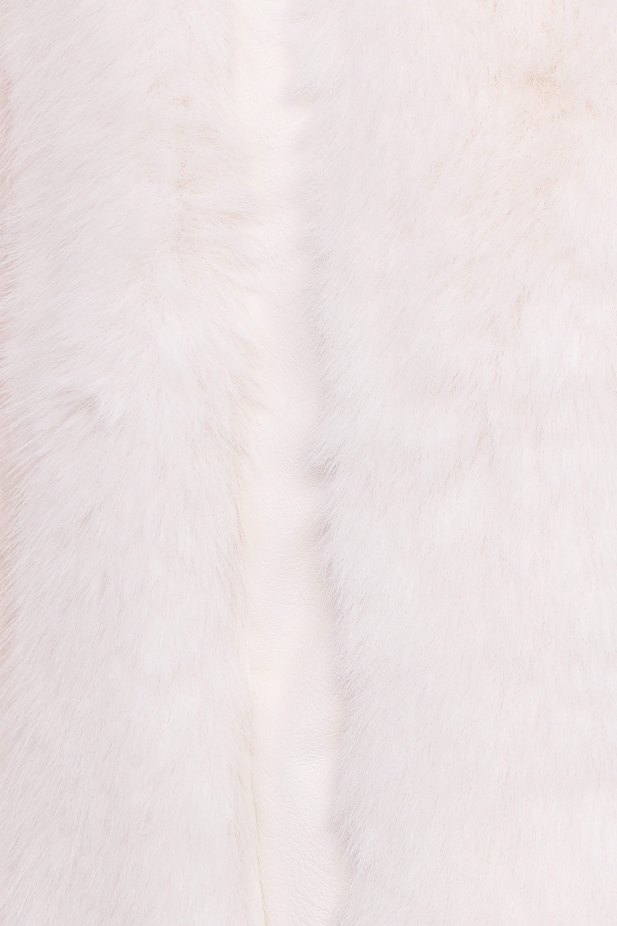 OUTERWEAR Velma Channel Faux Fur Jacket - Cream