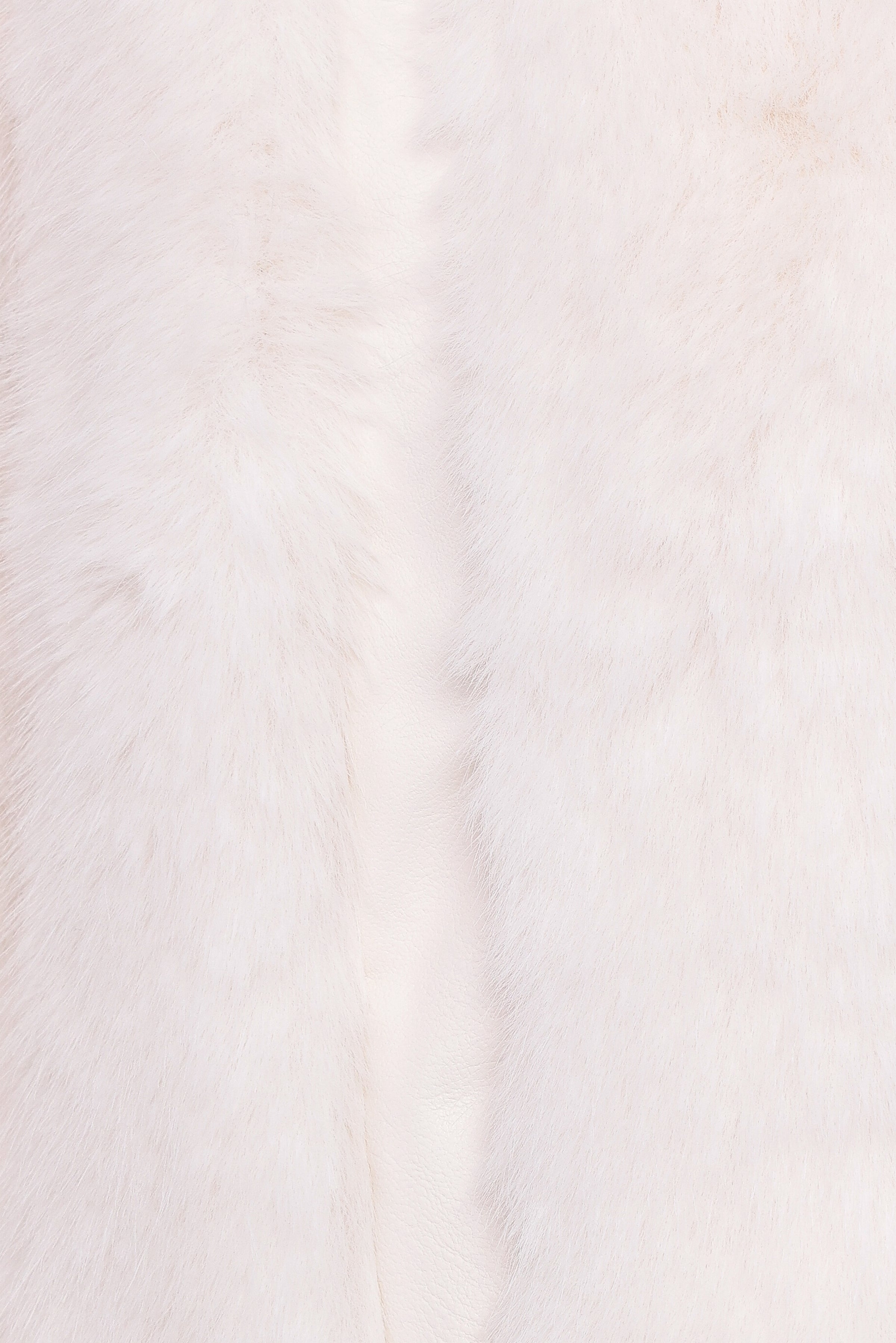 OUTERWEAR Velma Channel Faux Fur Jacket - Cream