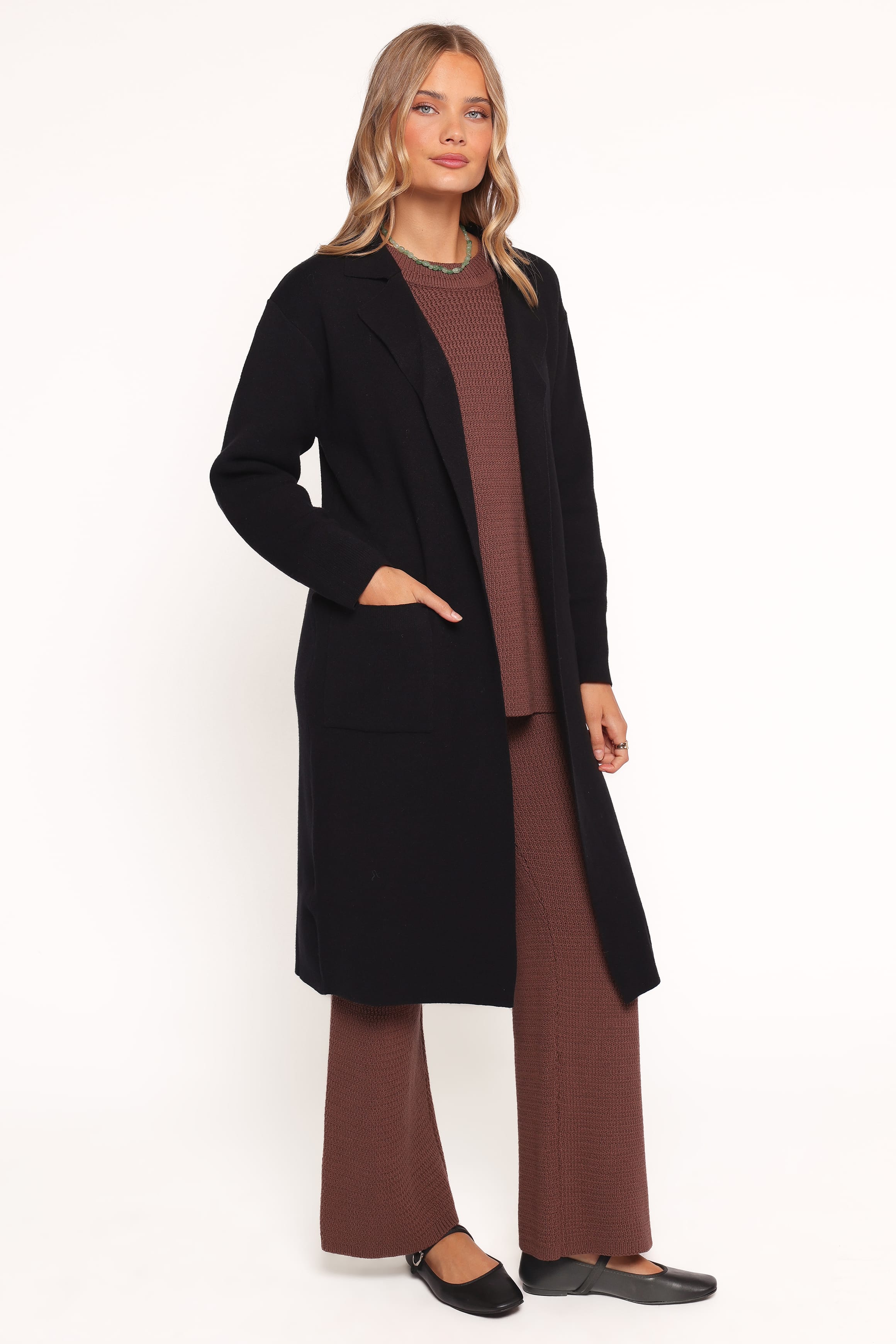 OUTERWEAR Venda Coatigan - Black