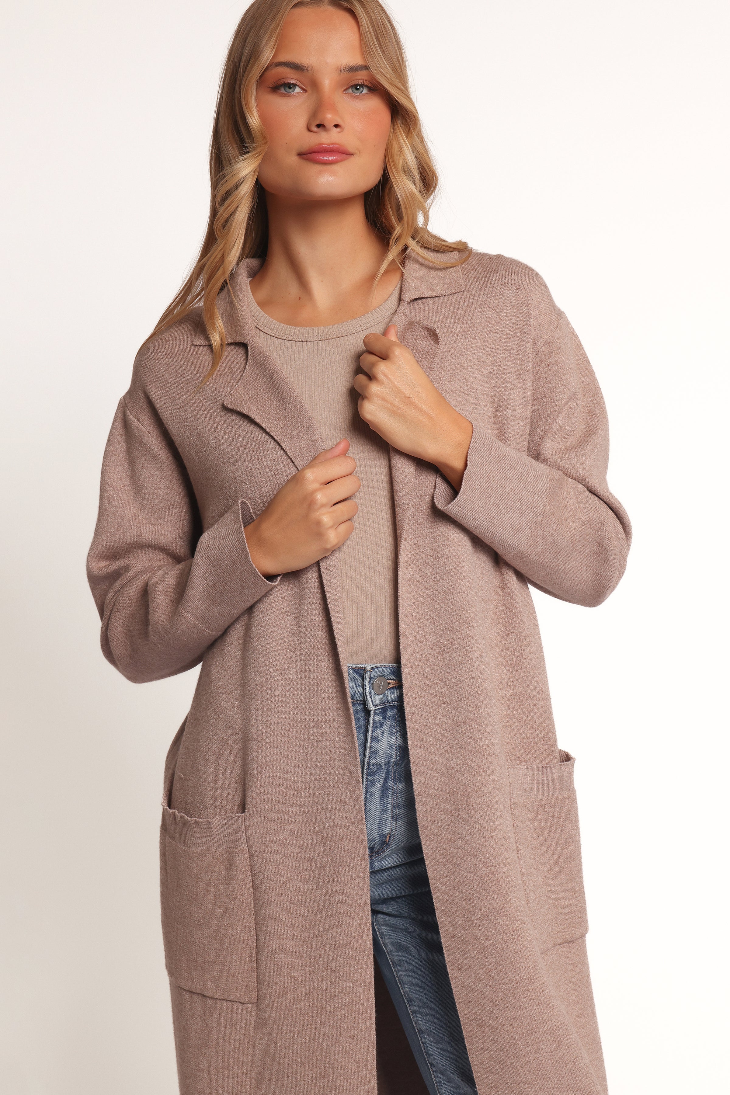 OUTERWEAR Venda Coatigan - Light Brown
