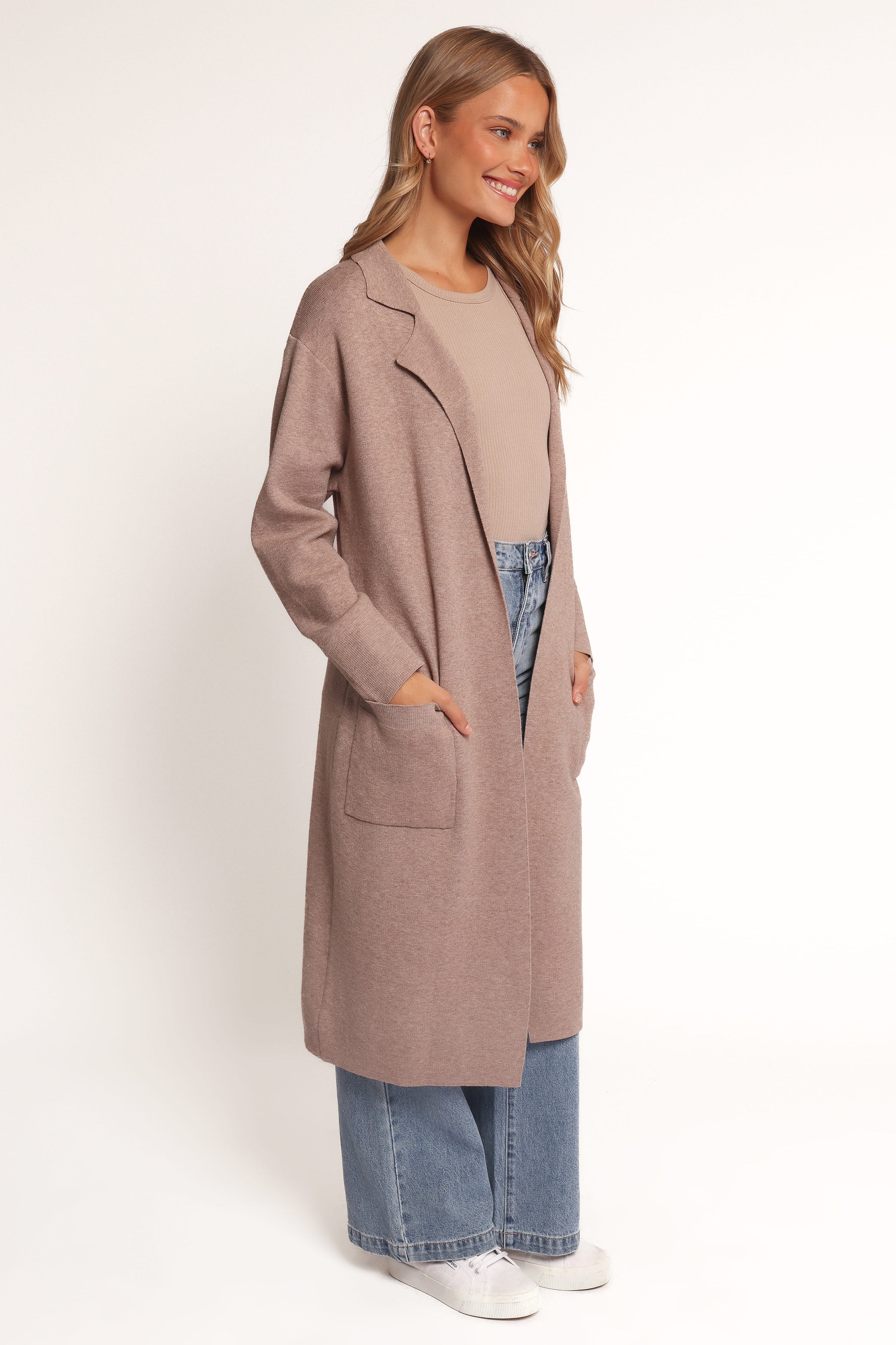 OUTERWEAR Venda Coatigan - Light Brown