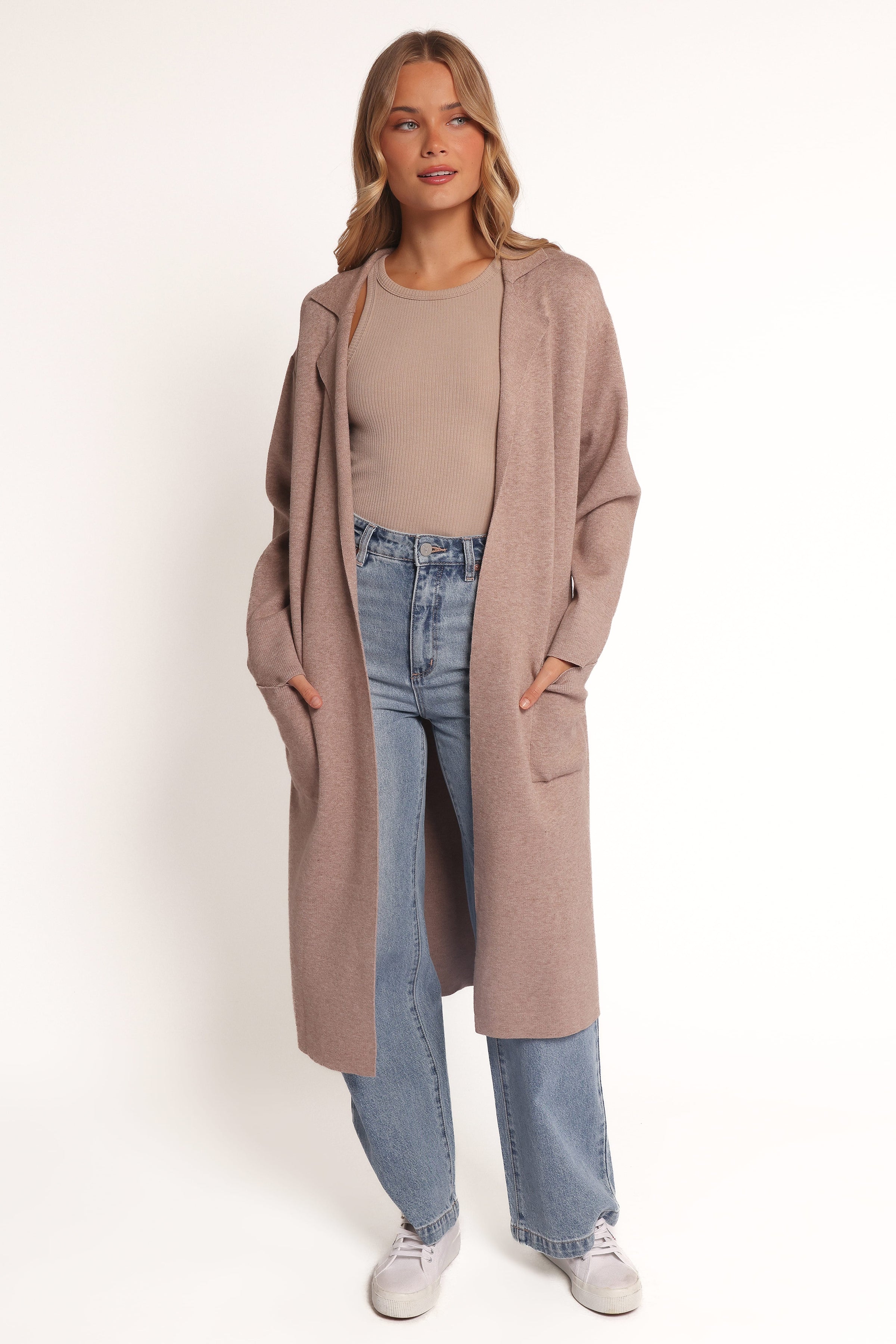 OUTERWEAR Venda Coatigan - Light Brown