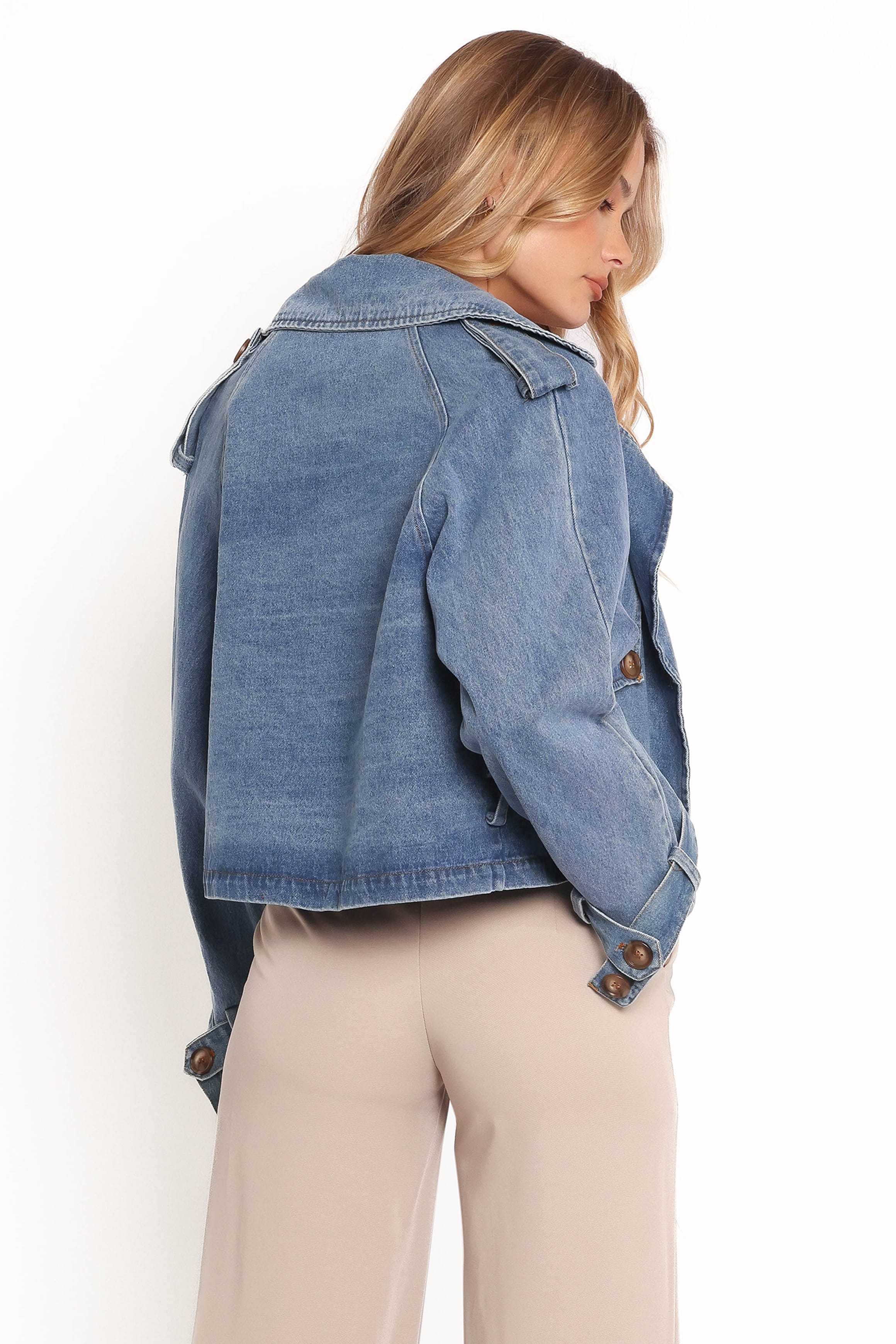OUTERWEAR Westwood Waist Tie Denim Jacket - Denim