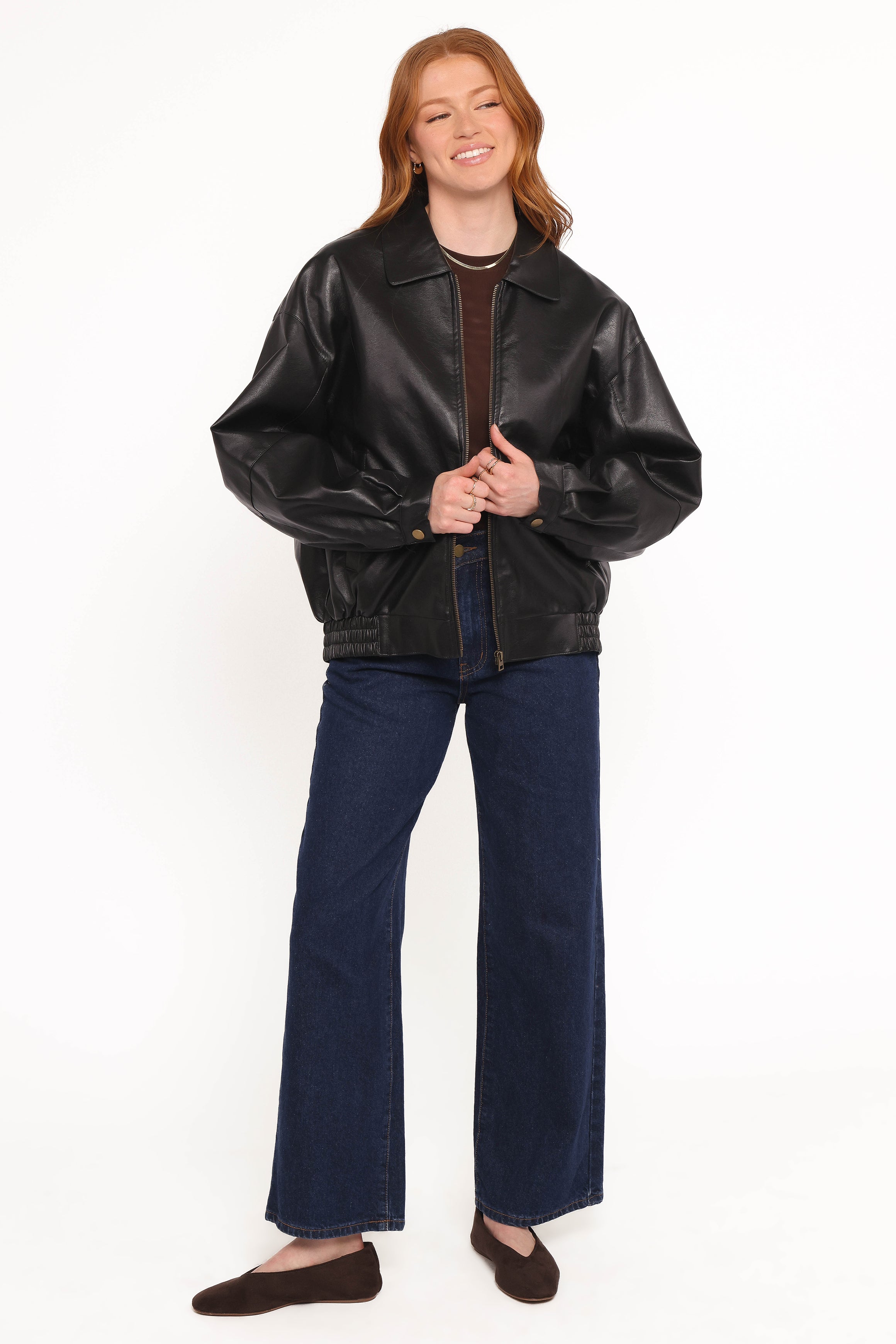 OUTERWEAR Zoe Bomber Jacket - Black