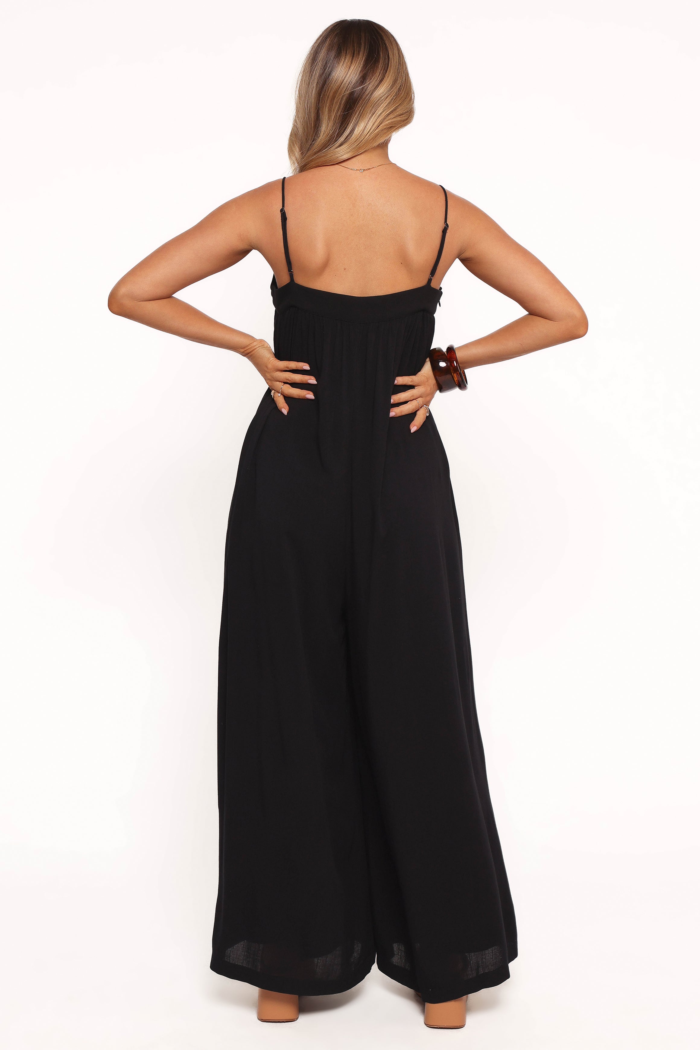 PLAYSUITS Abegail Flowy Jumpsuit - Black