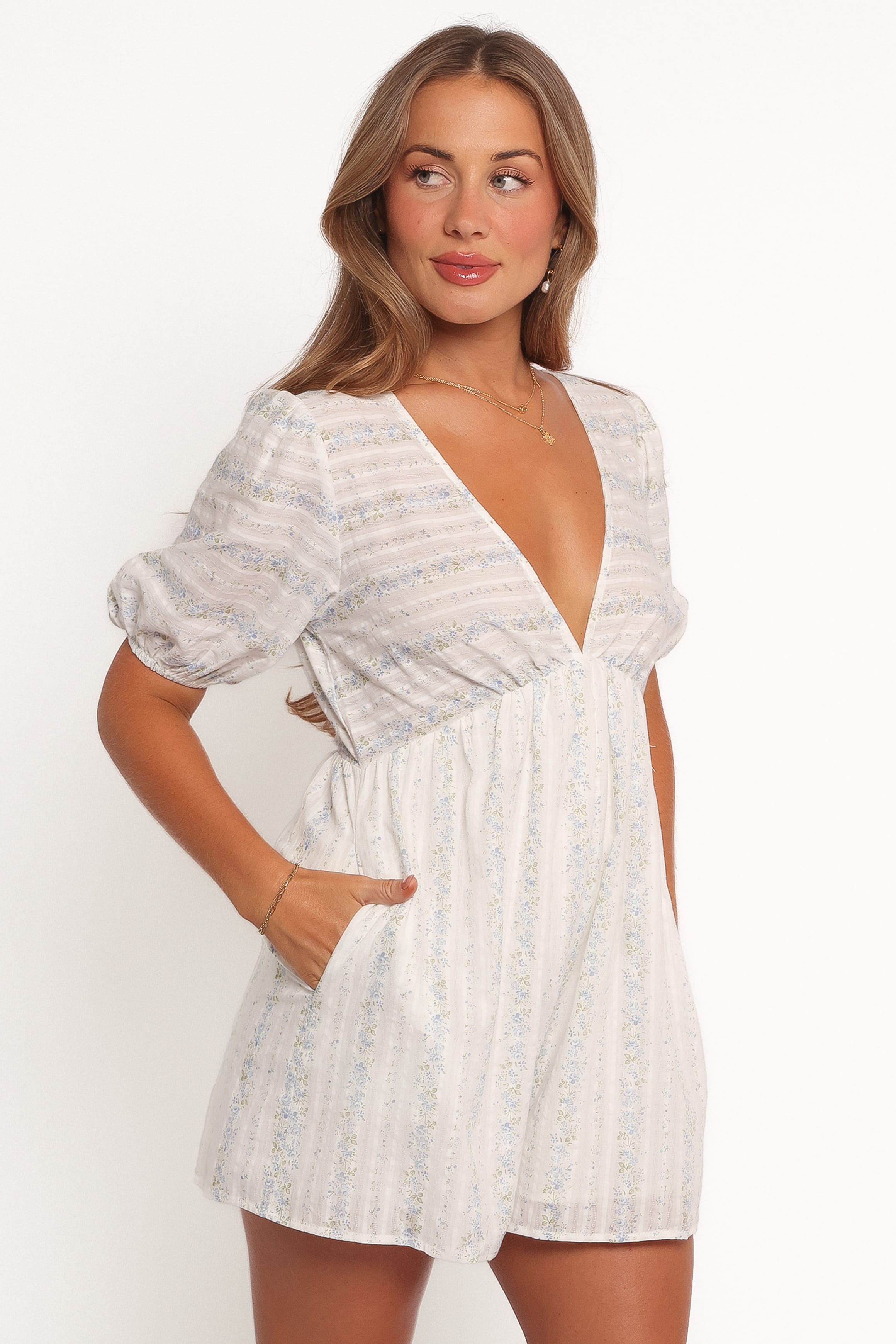 PLAYSUITS Aisley Playsuit - White