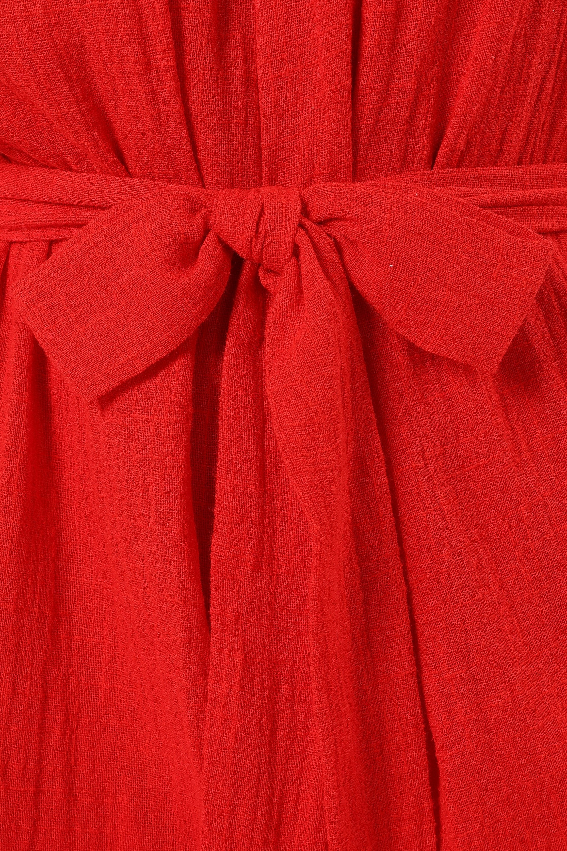 PLAYSUITS @Alondra Jumpsuit - Red