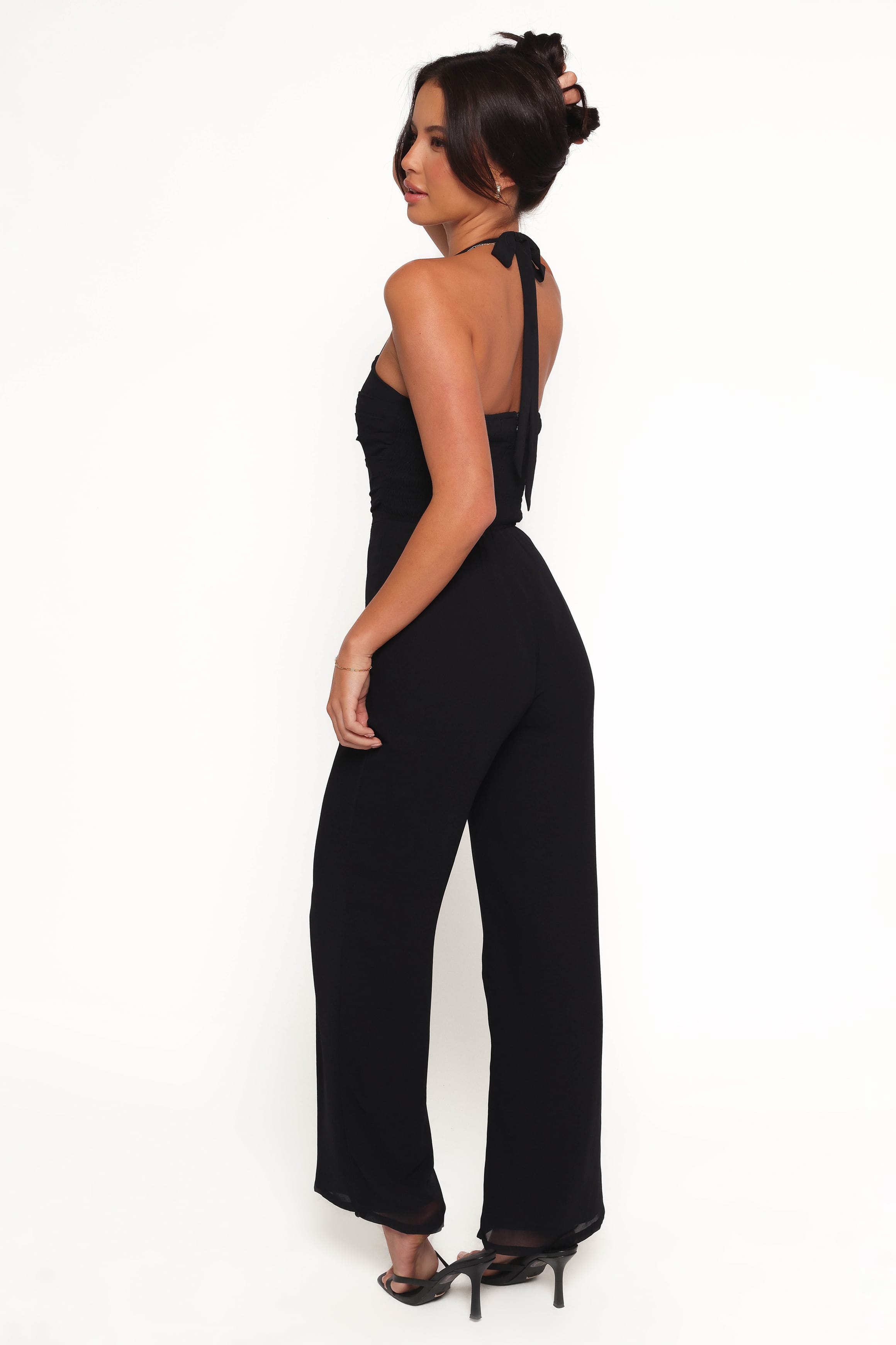 PLAYSUITS Amhran Halter Jumpsuit - Black