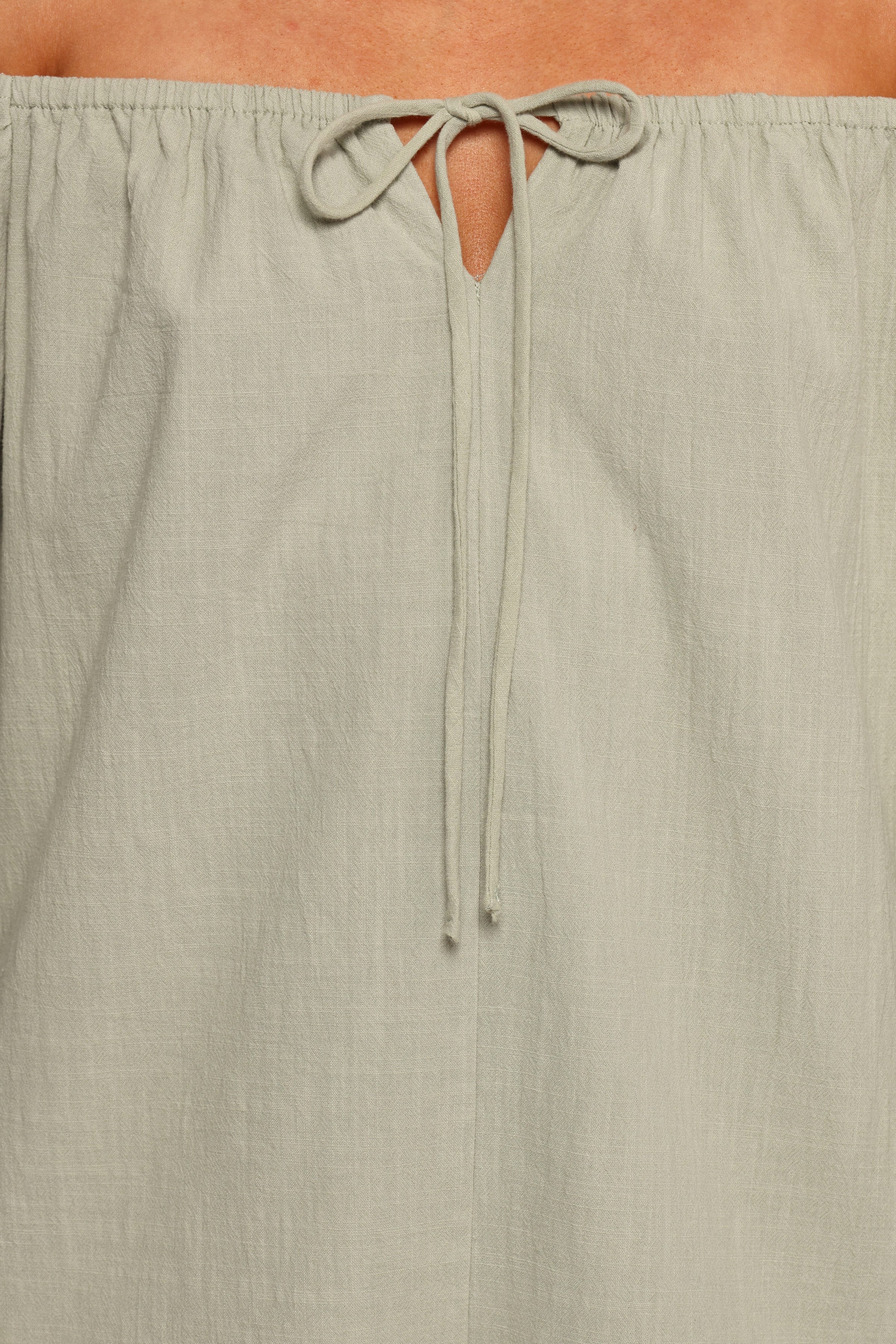 PLAYSUITS Anette Long Sleeve Playsuit - Sage