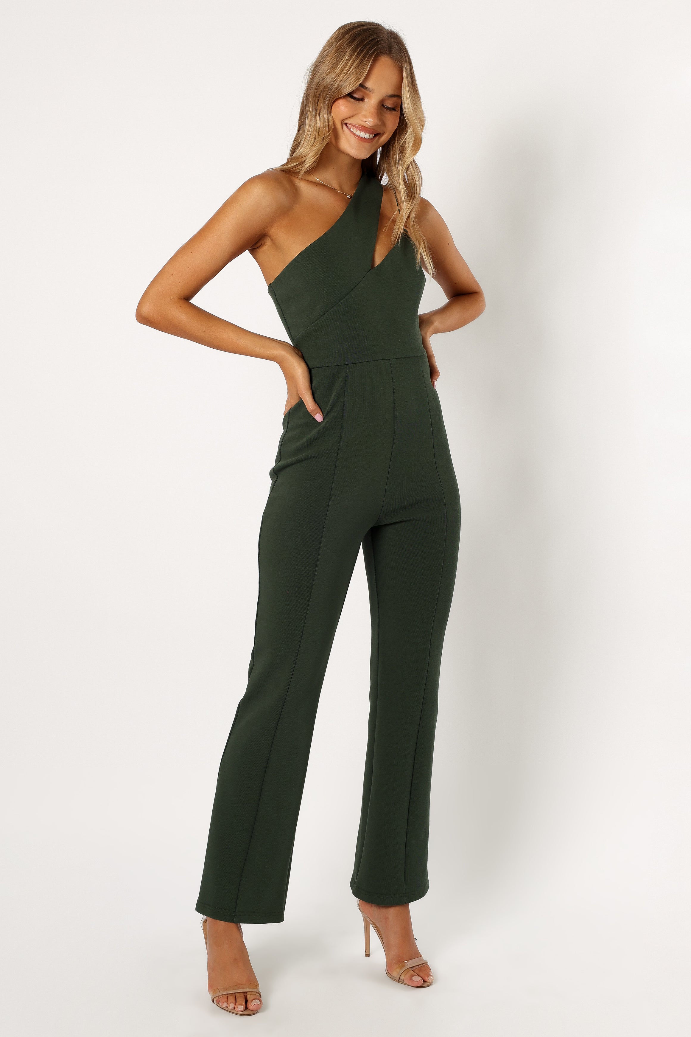 PLAYSUITS @Angelus Jumpsuit - Emerald