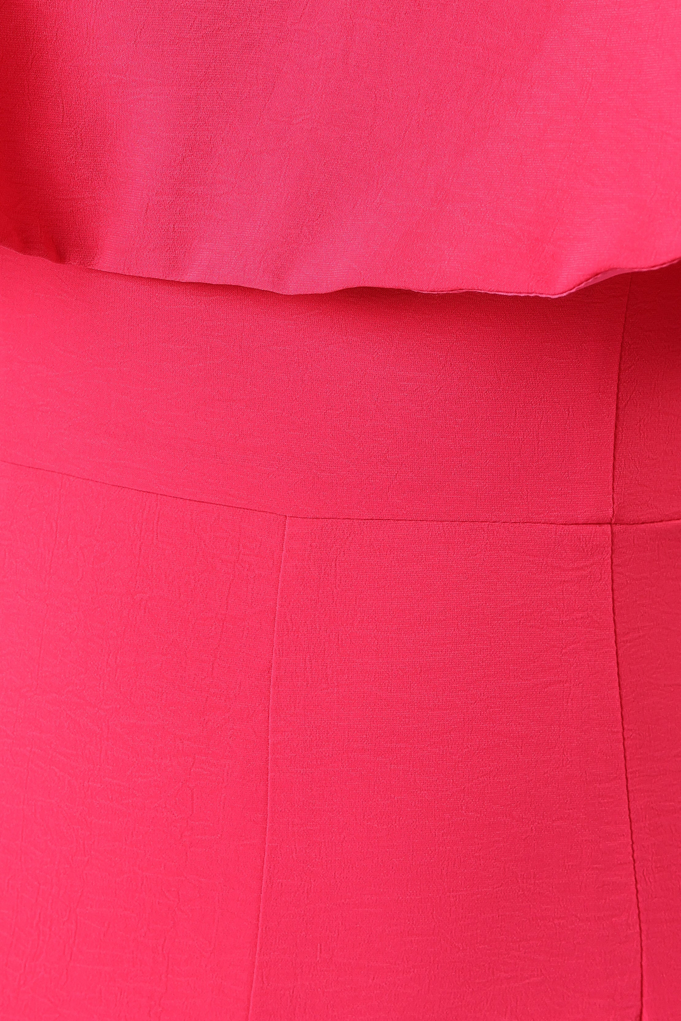 PLAYSUITS @Annabella Strapless Jumpsuit - Hot Pink