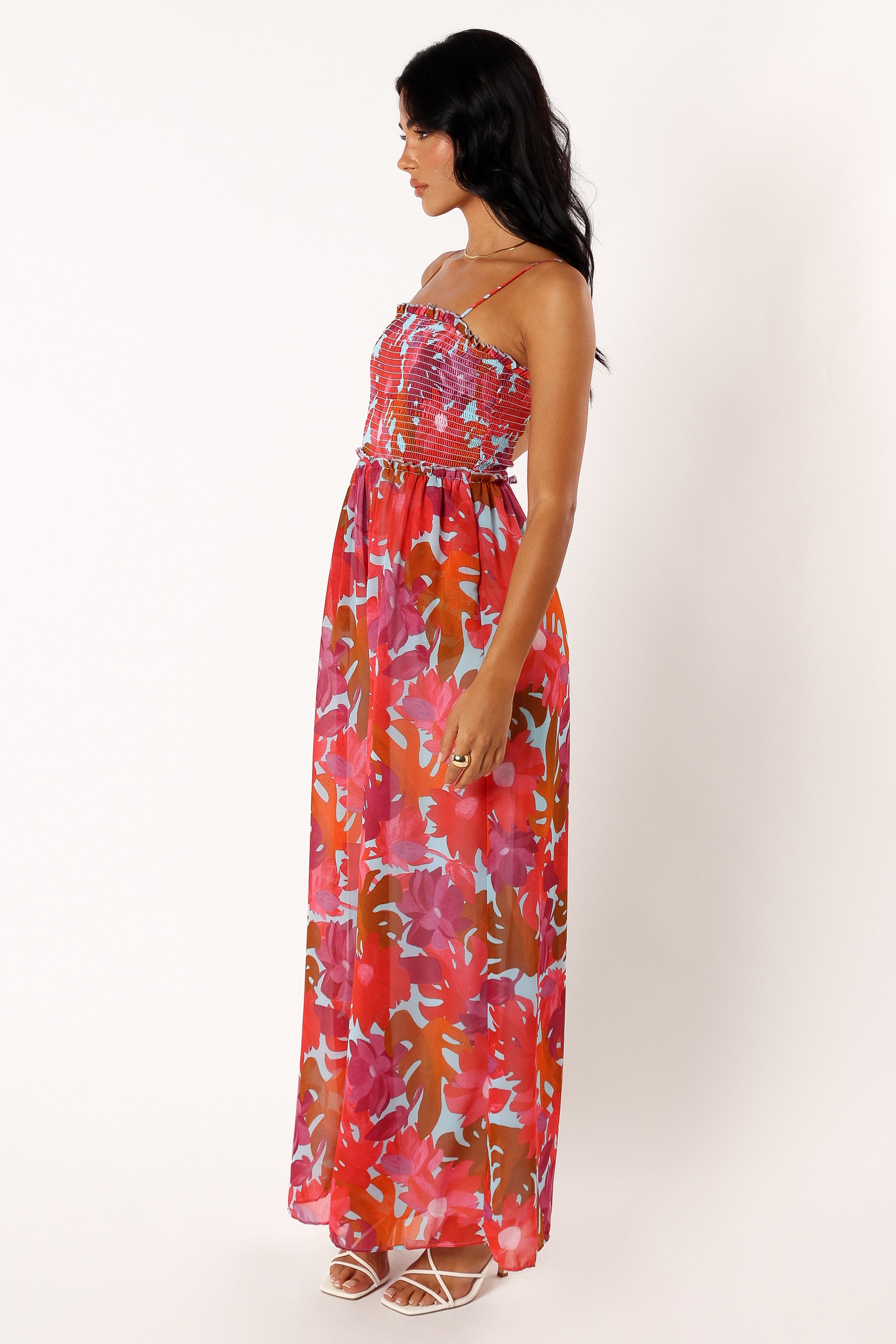 PLAYSUITS @Annalise Jumpsuit - Pink Azalea