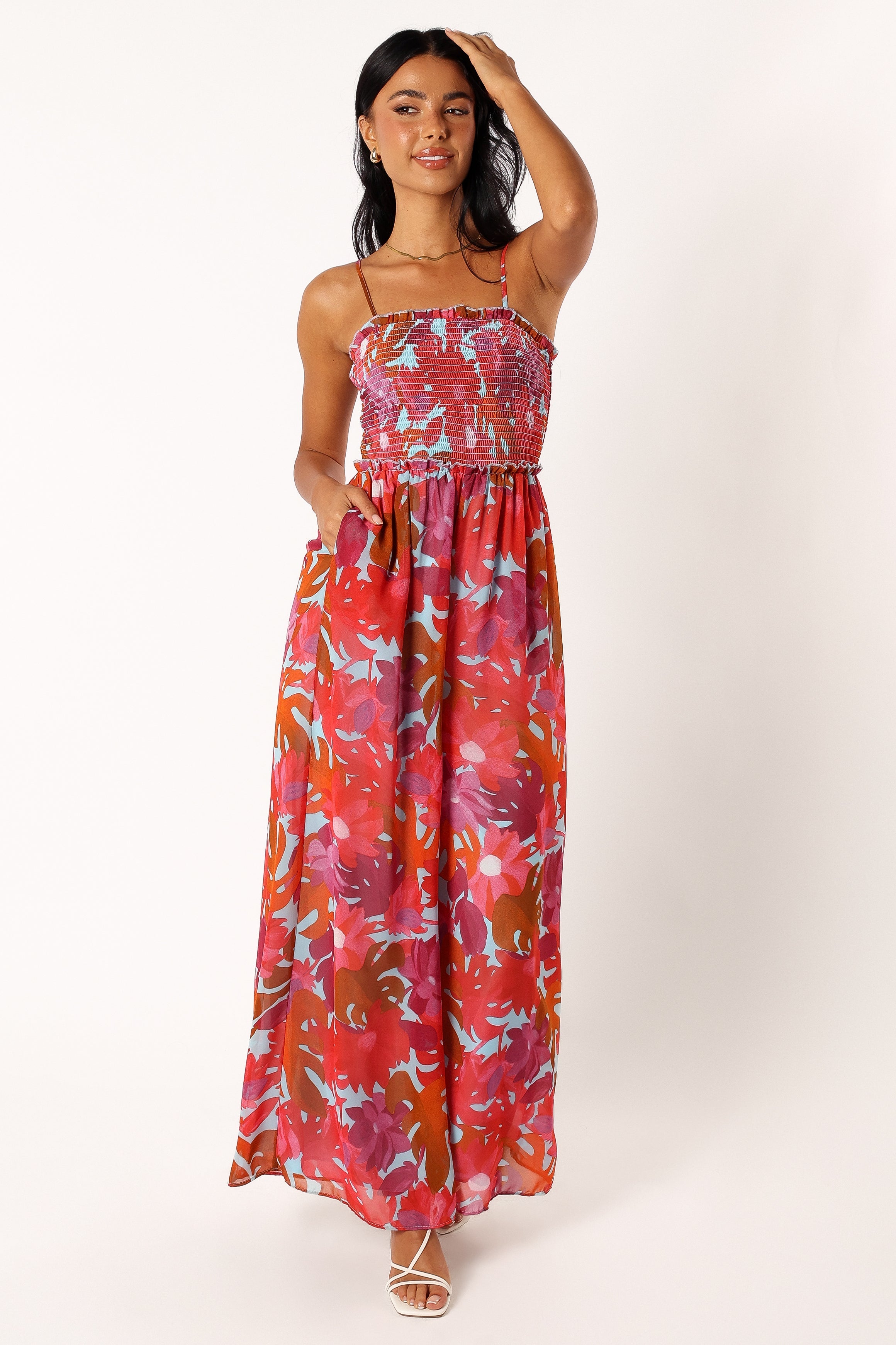 PLAYSUITS @Annalise Jumpsuit - Pink Azalea