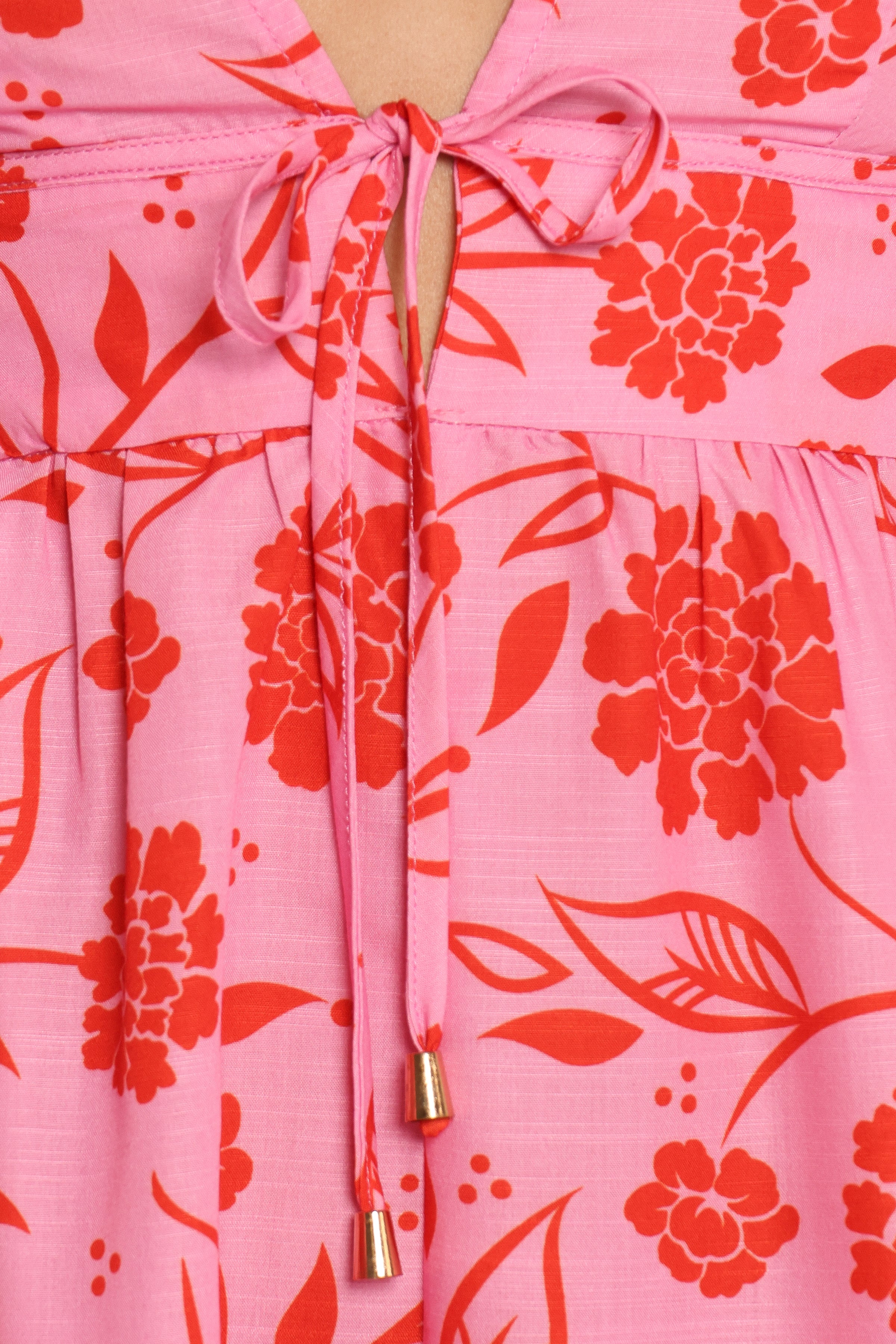 PLAYSUITS Anthea Playsuit - Pink Red