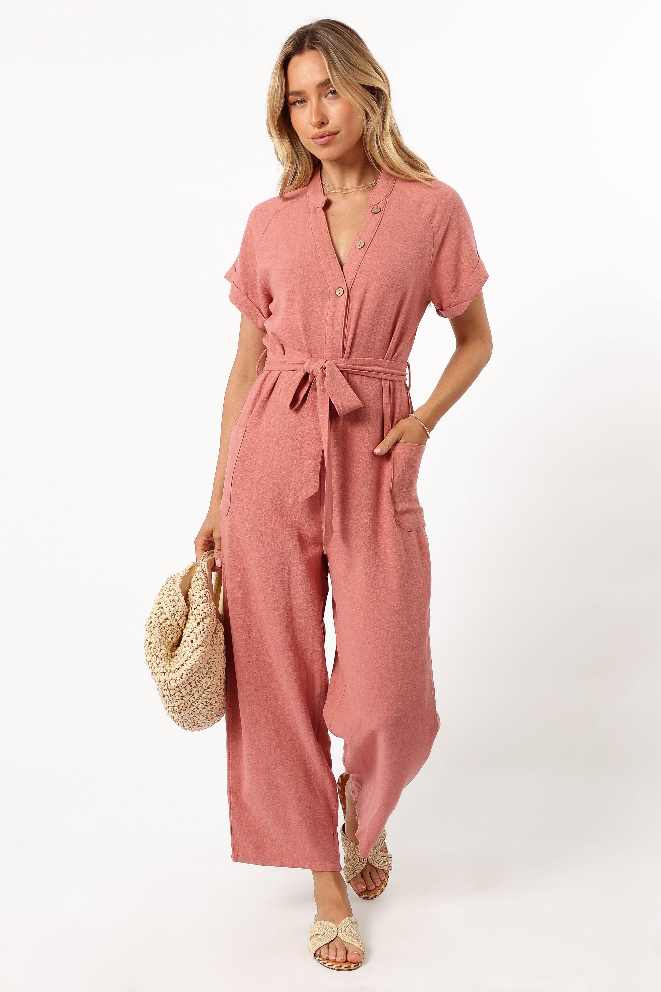 PLAYSUITS @Archie Jumpsuit - Pink