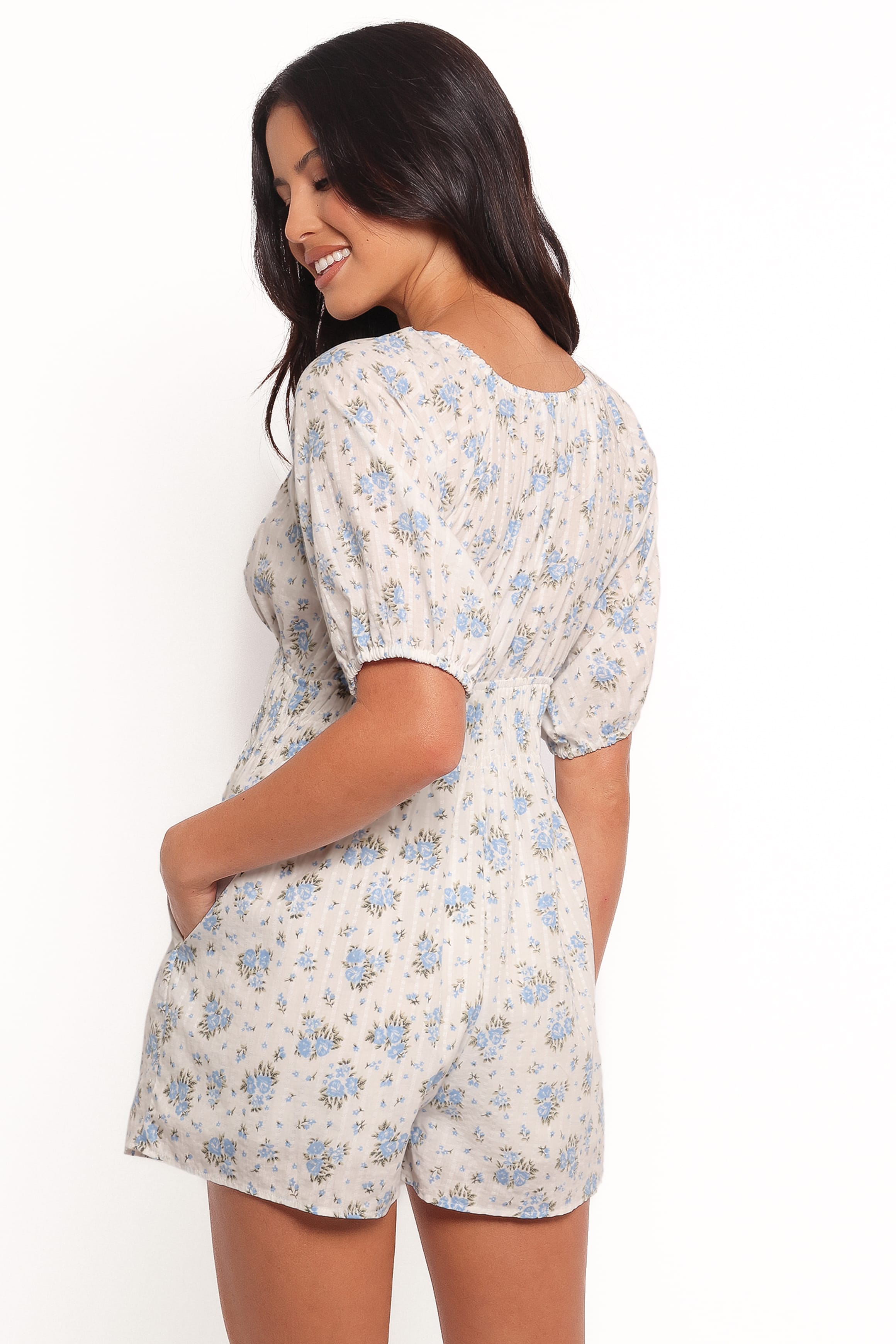 PLAYSUITS Ashio Playsuit - Blue Floral