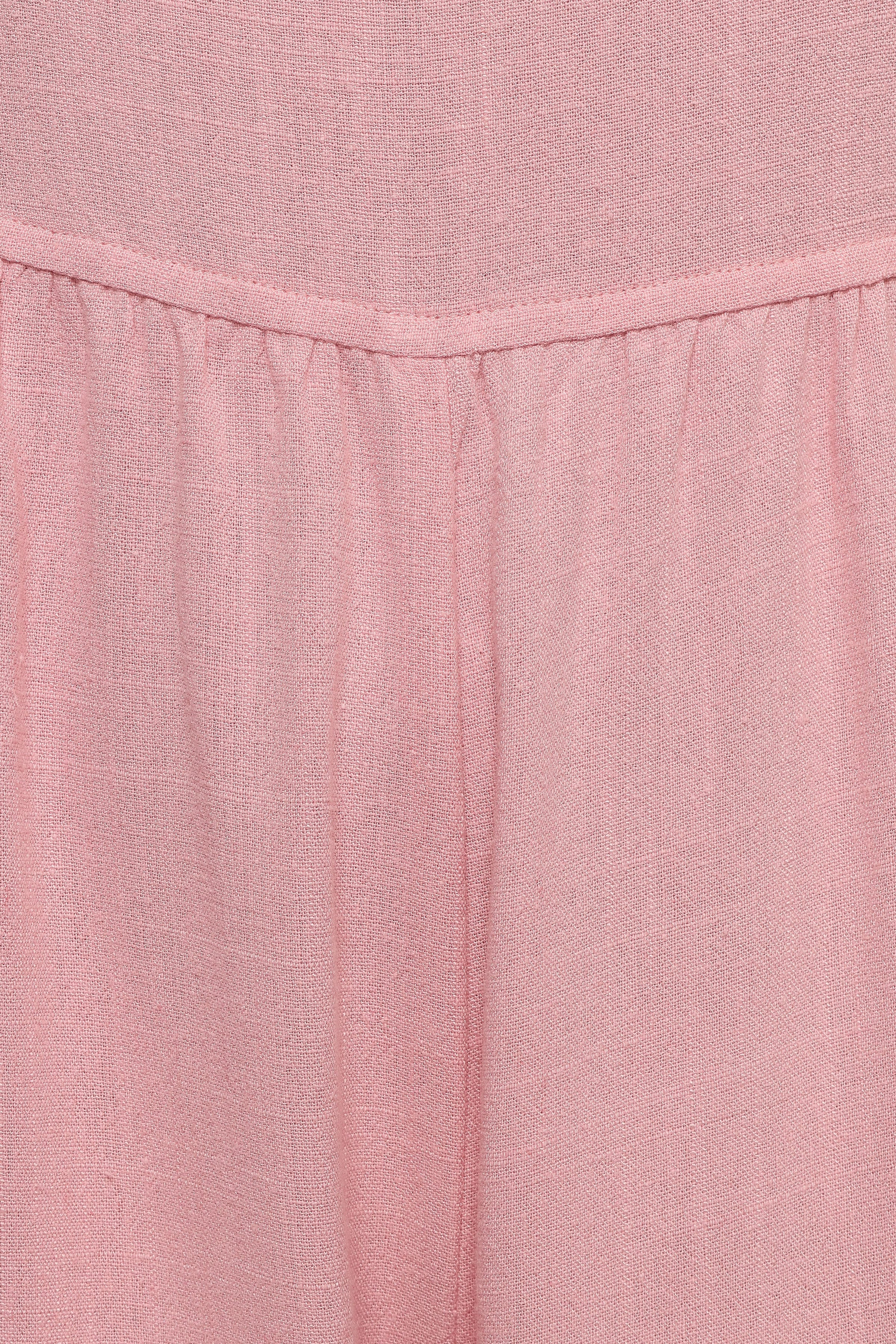 PLAYSUITS Ayla Linen Jumpsuit - Pale Pink