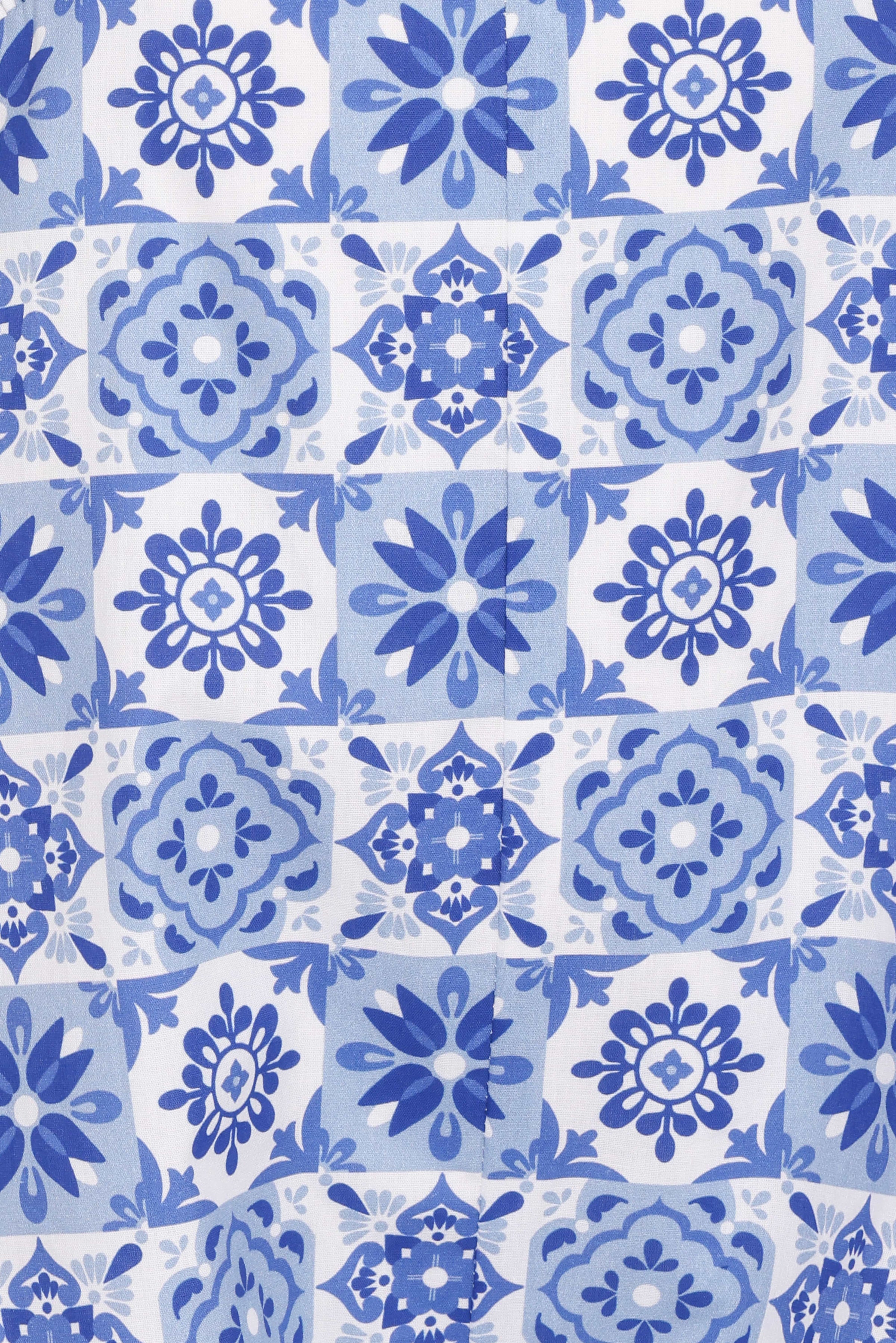PLAYSUITS Belle Playsuit - Blue Tile